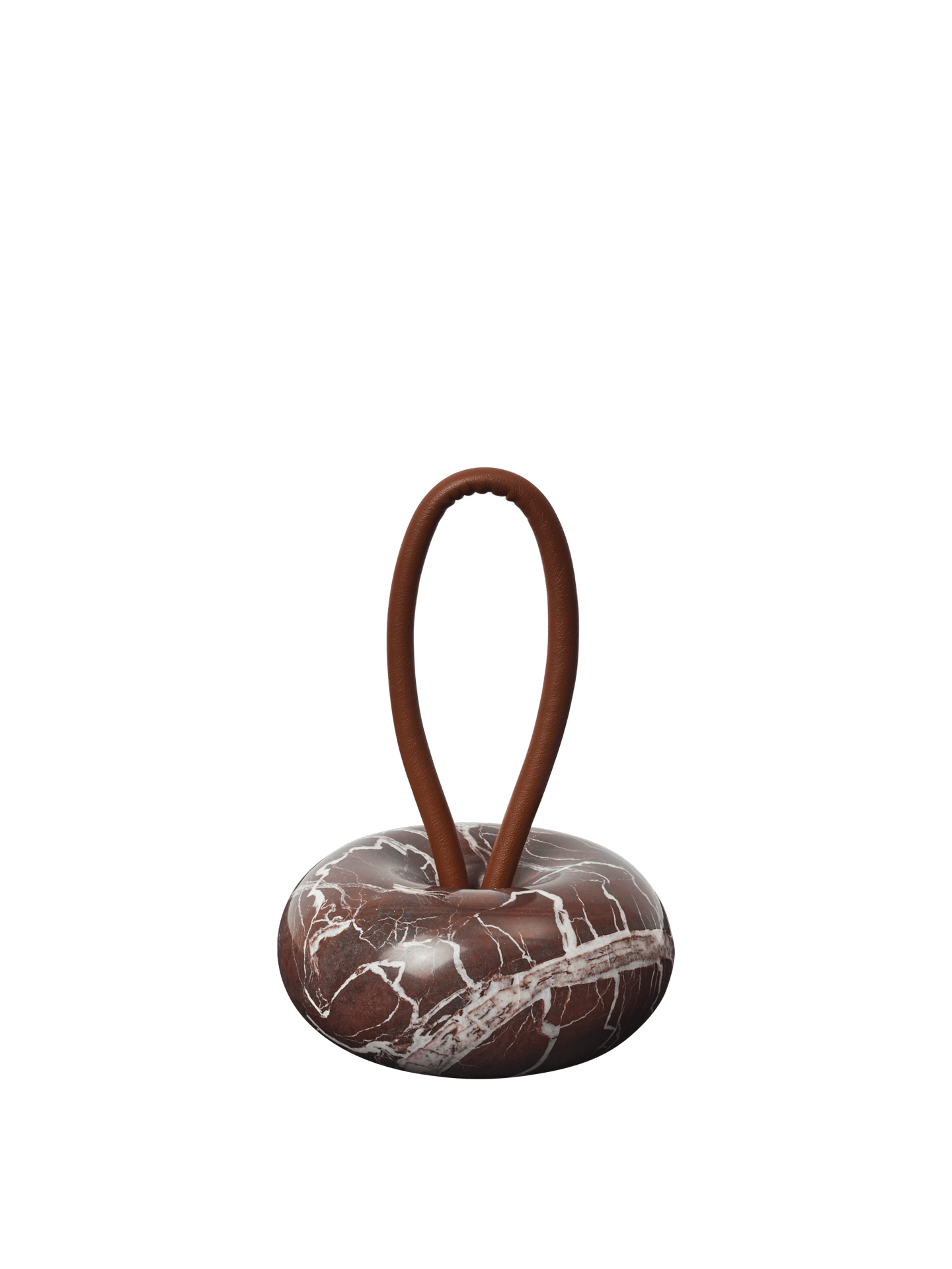 Wa Door Stopper - Rosso Levanto Marble