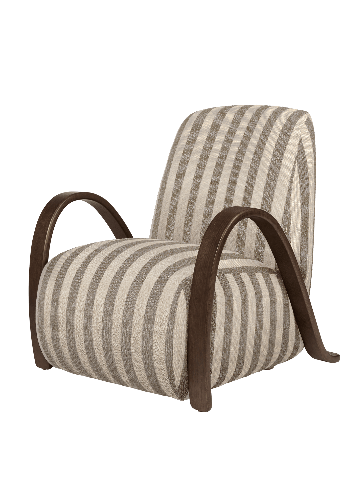 Buur Lounge Chair - Louisiana - Sand/Off-White