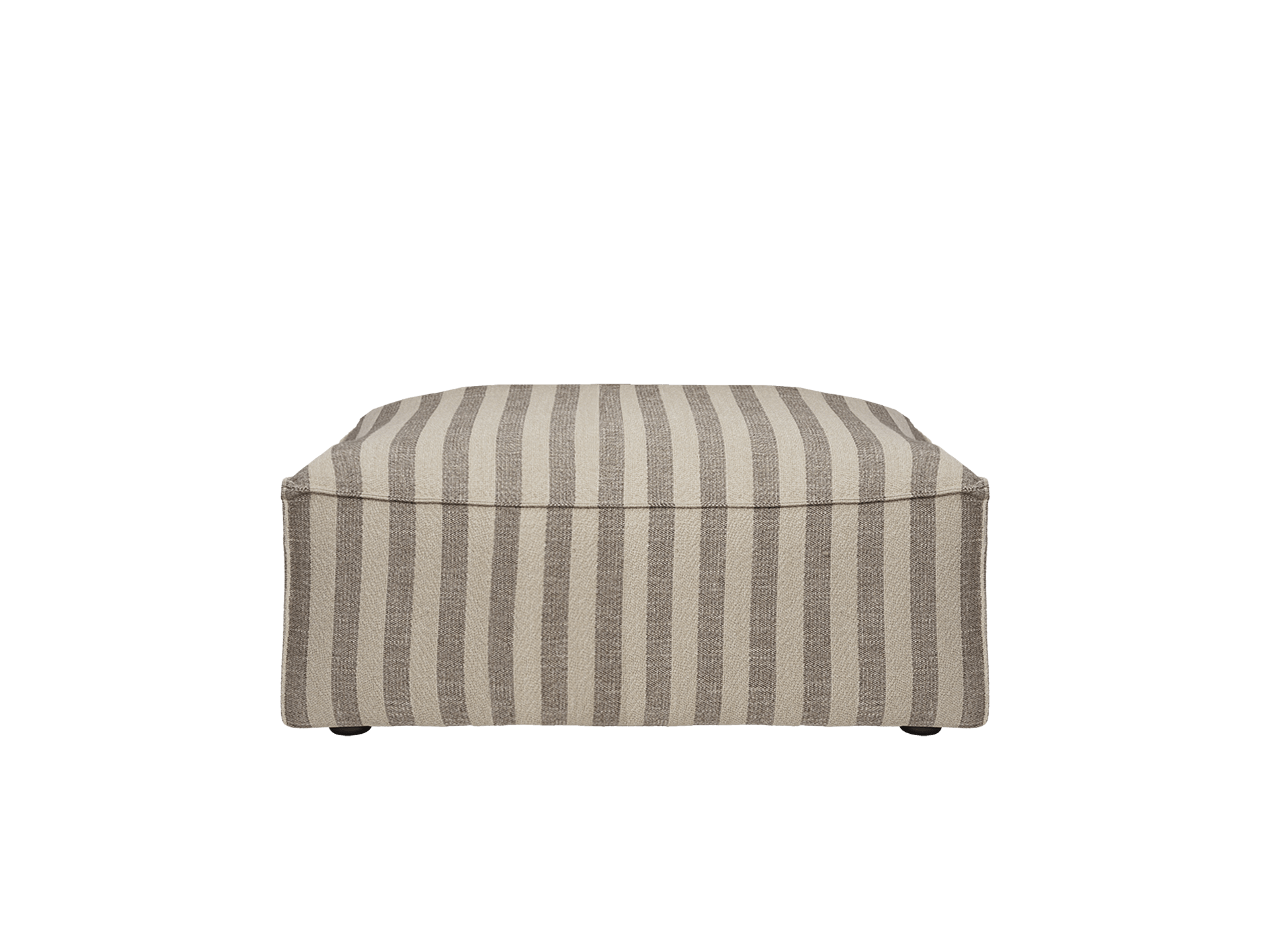 Catena Pouf Rectangular L501 - Louisiana - Sand/Off-White