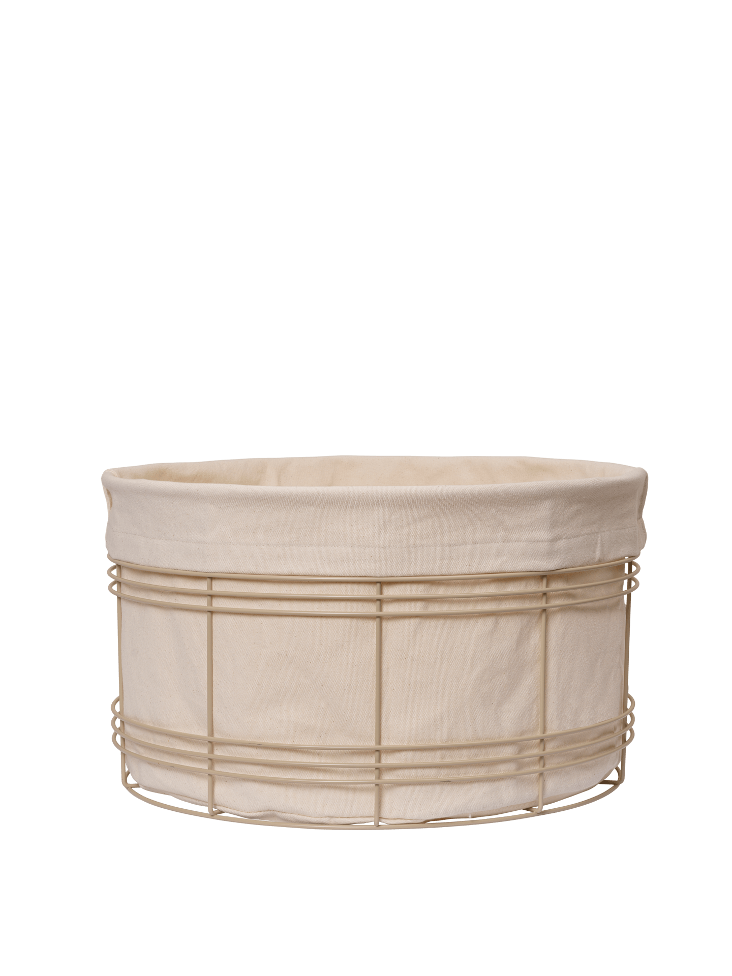 Fio Basket - Low - Cashmere/Natural