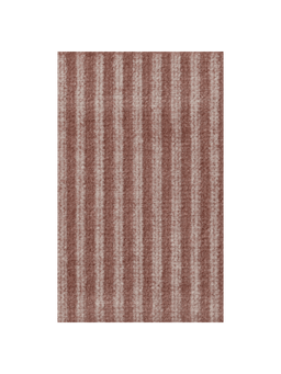 Fabric Sample in Devoré Velvet blush with vertical striped pile