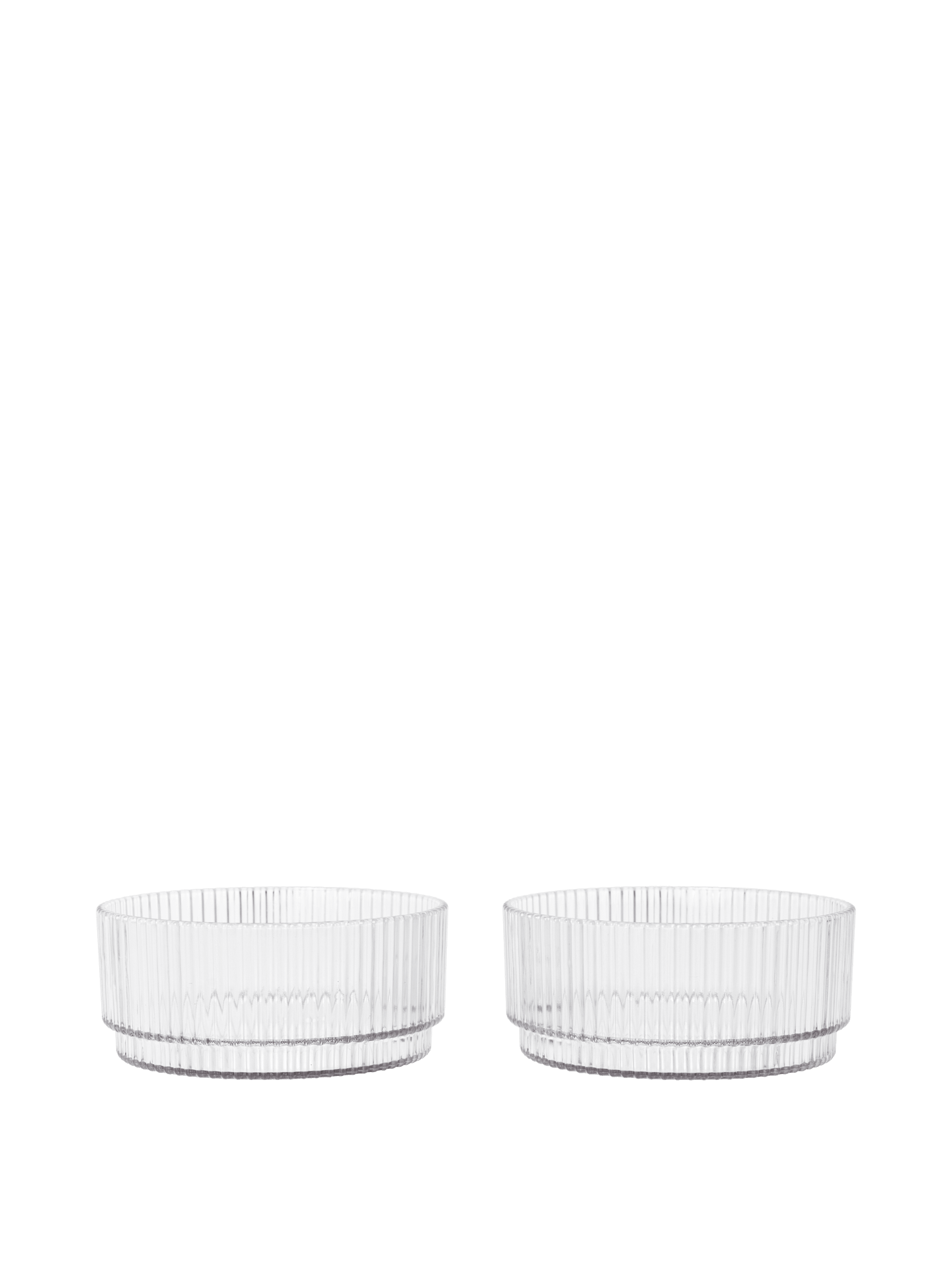 Ripple Kids Bowls - Set of 2 - Clear