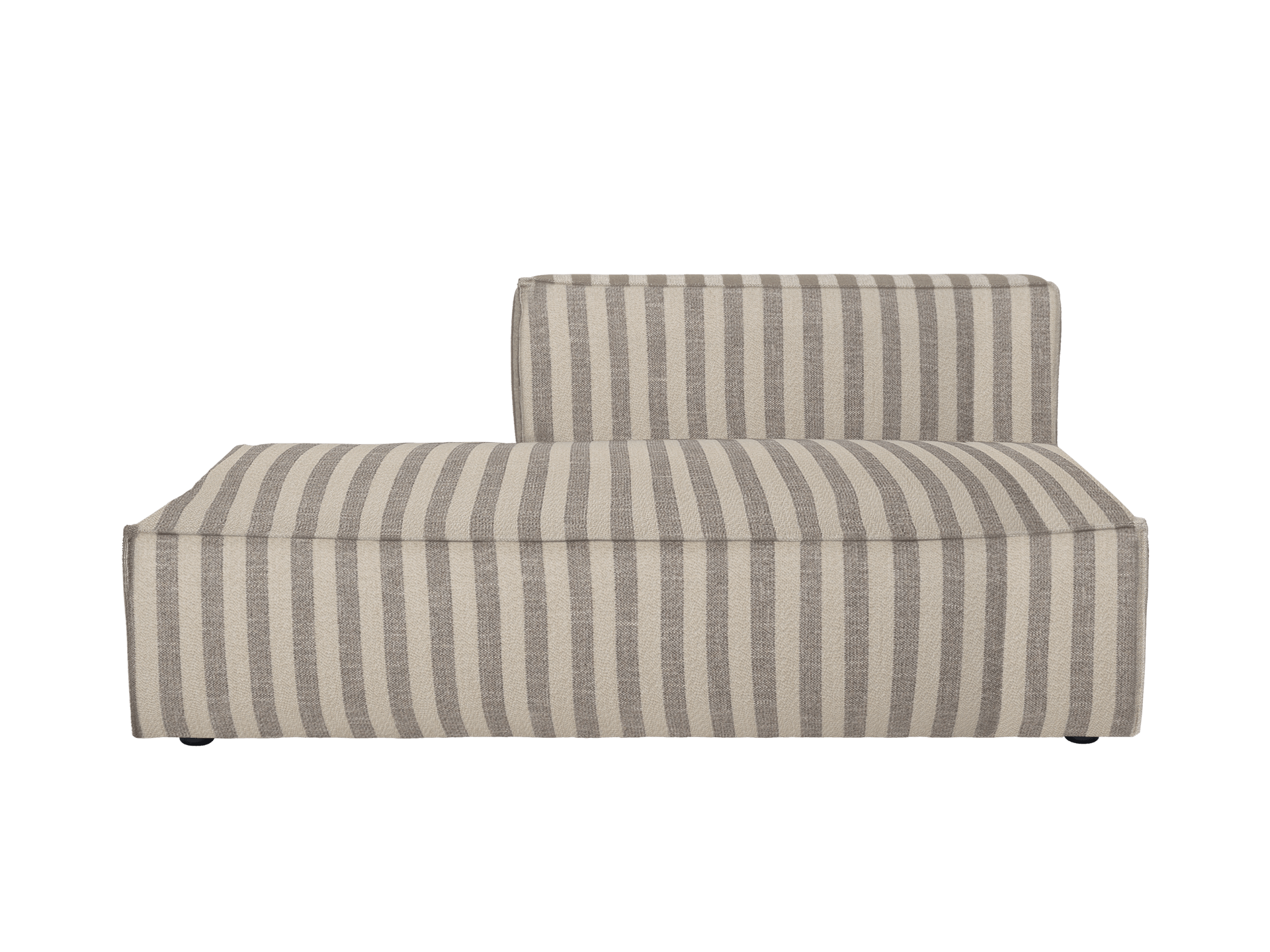 Catena Sofa Open End Left L300 - Louisiana - Sand/Off-White