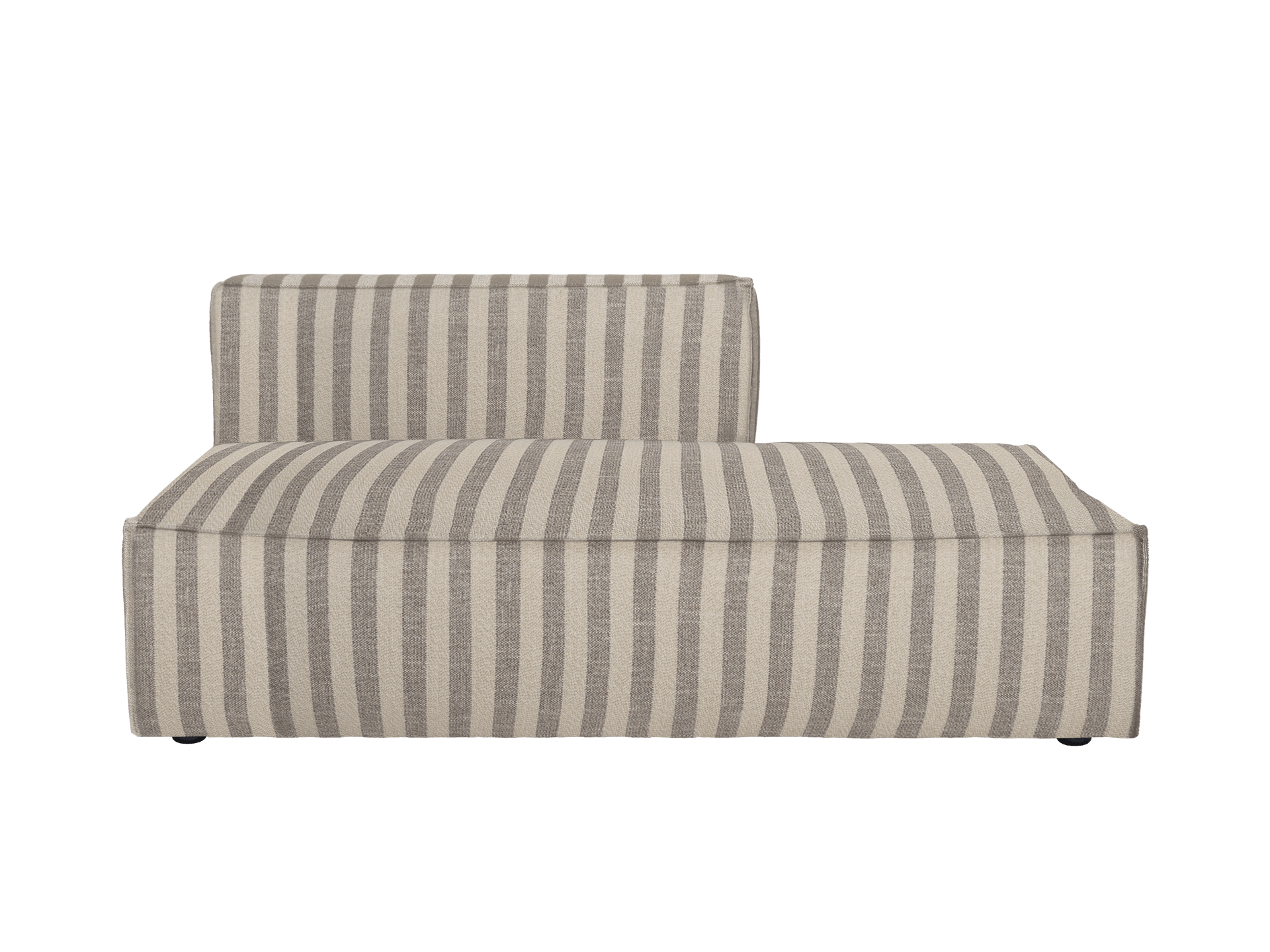 Catena Sofa Open End Right L301 - Louisiana - Sand/Off-White