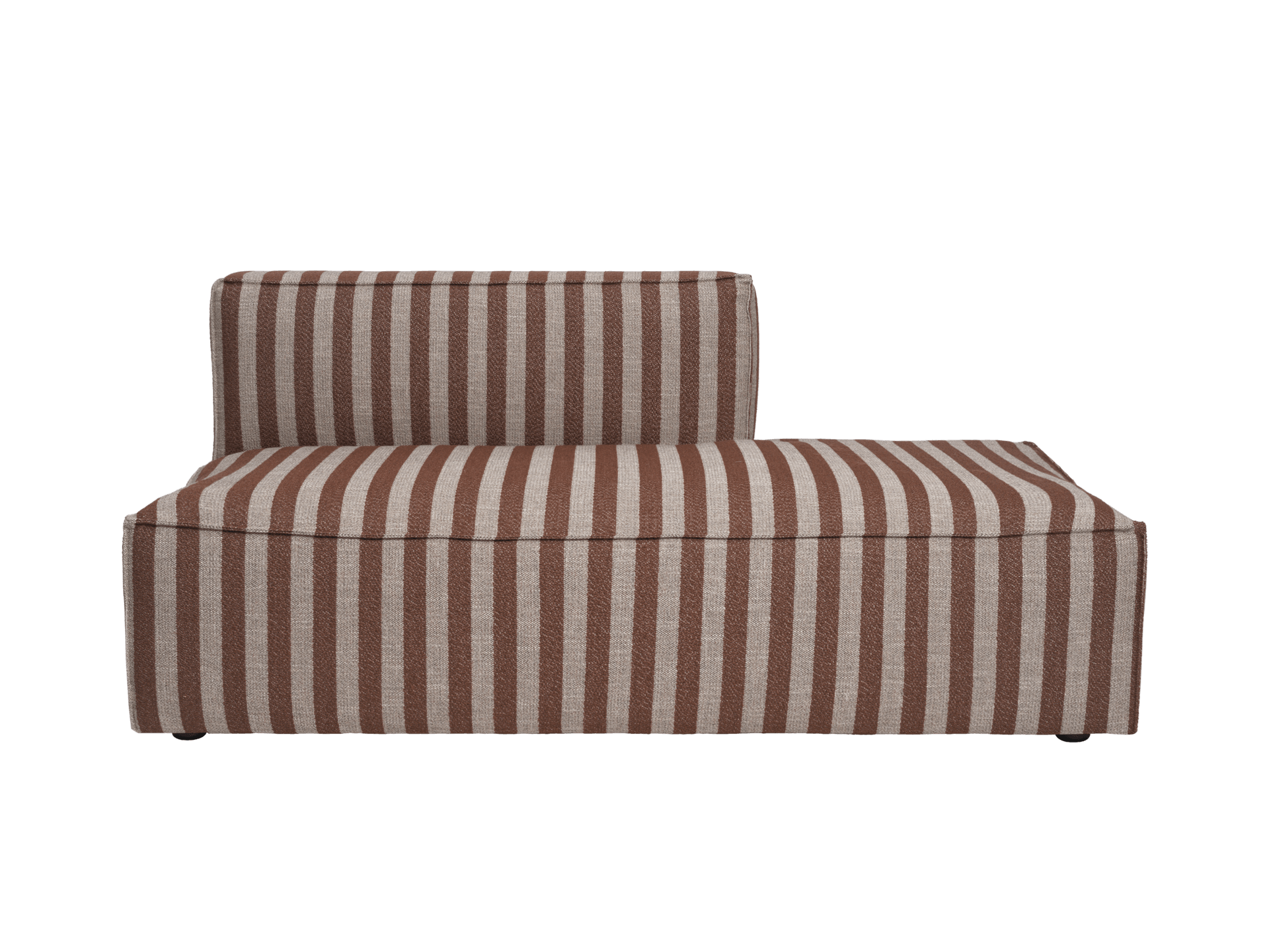 Catena Sofa Open End Right L301 - Louisiana - Sand/Chocolate