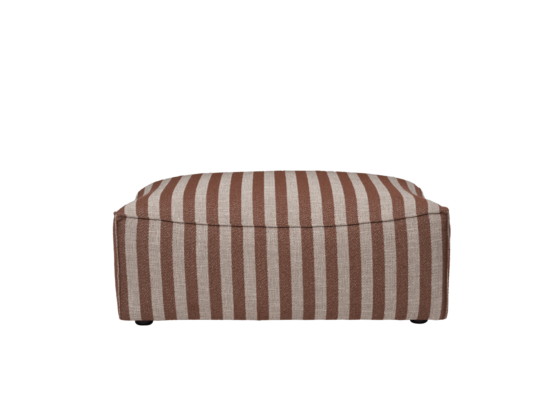 Catena Pouf Rectangular L501 - Louisiana - Sand/Chocolate