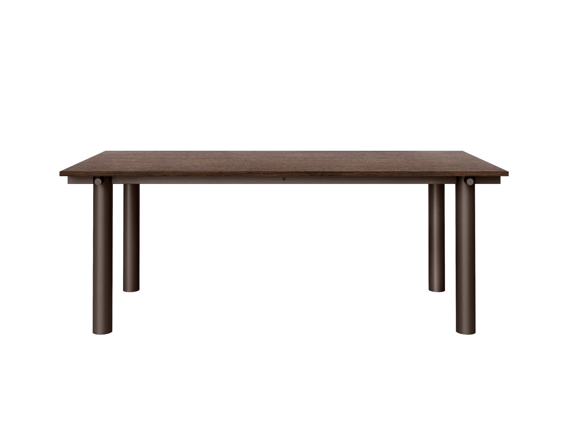 Atura Dining Table - Dark Chocolate/Dark Stained Oak