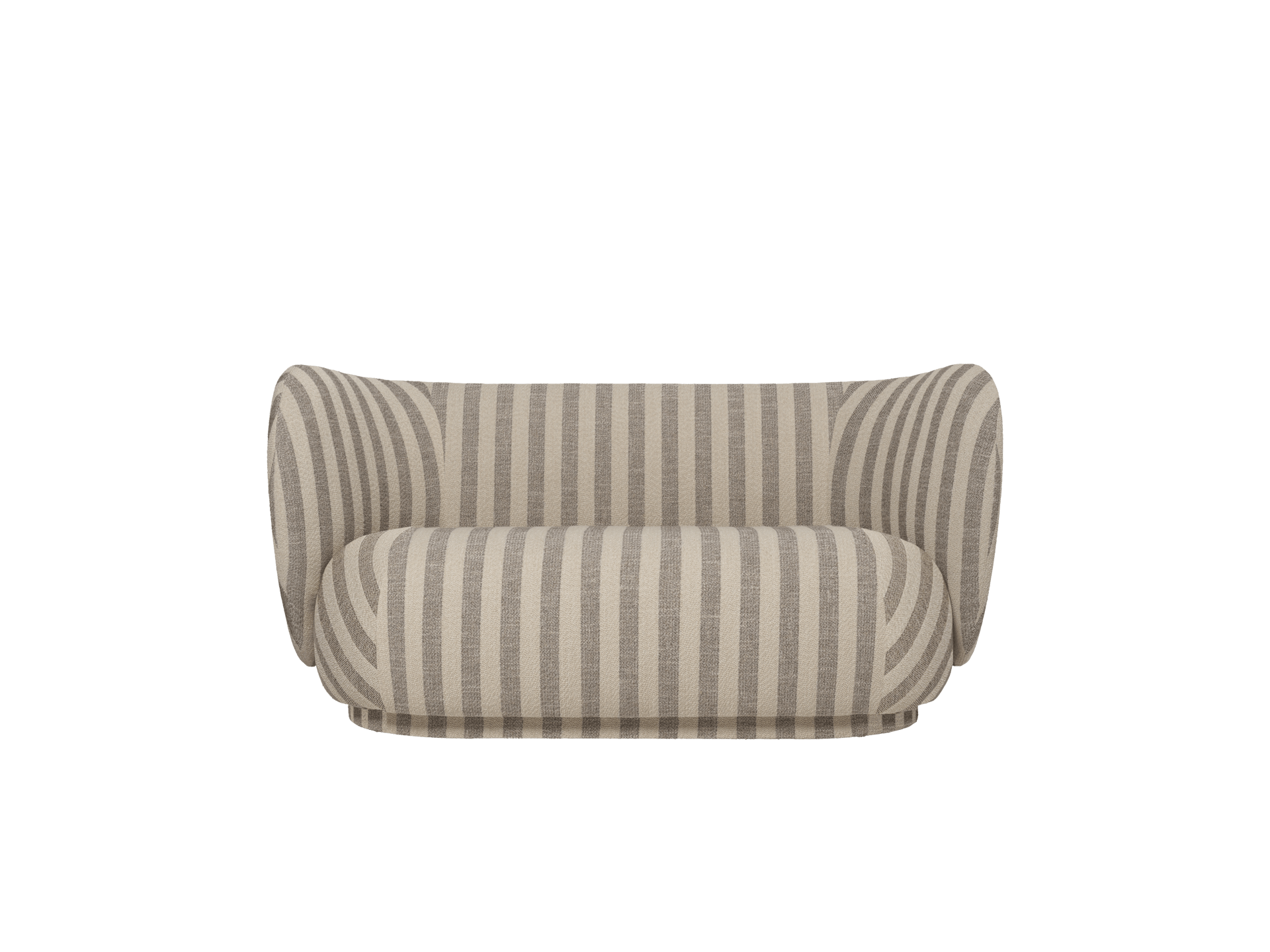 Rico Sofa 2-seater - Louisiana - Sand/Off-White