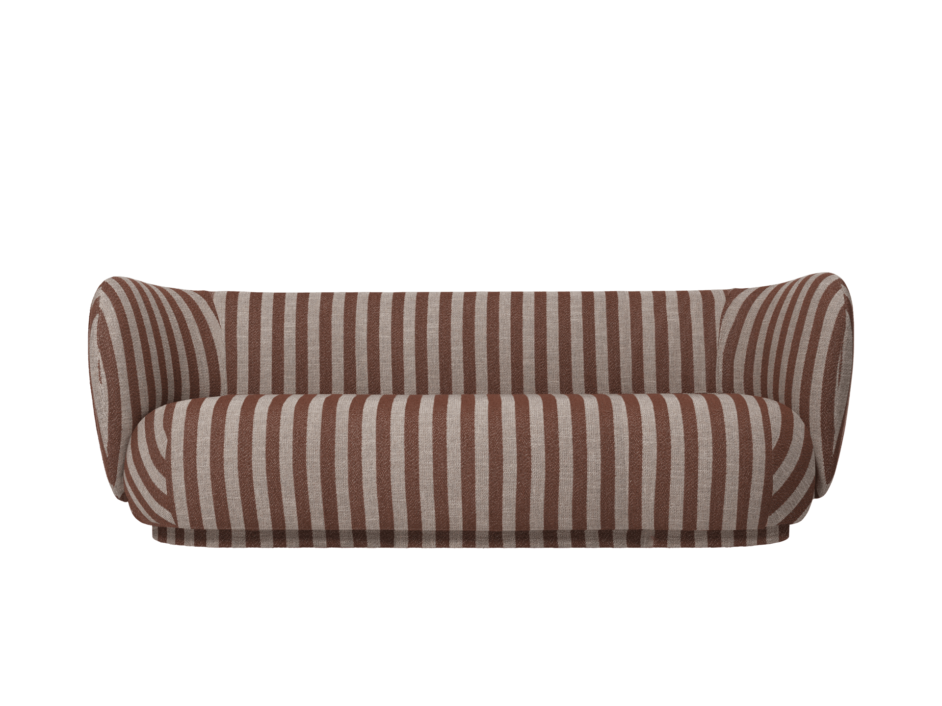 Rico Sofa 3-seater - Louisiana - Sand/Chocolate