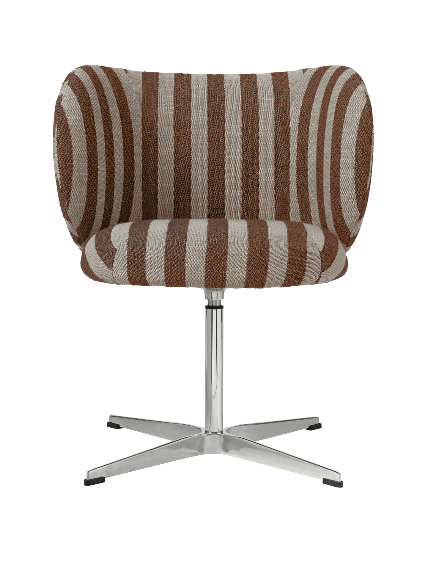 Rico Dining Chair - Swivel - Louisiana - Sand/Chocolate