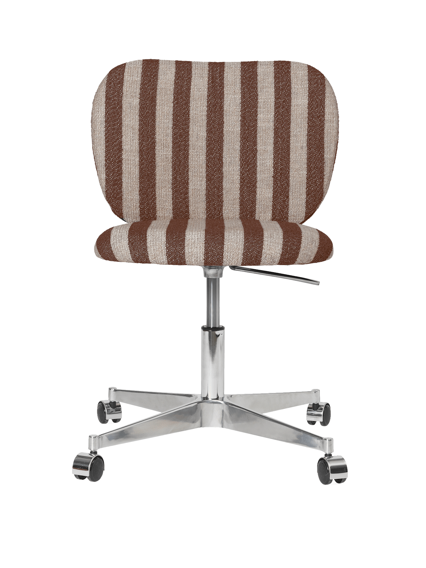 Rico Chair - Castors - Louisiana - Sand/Chocolate