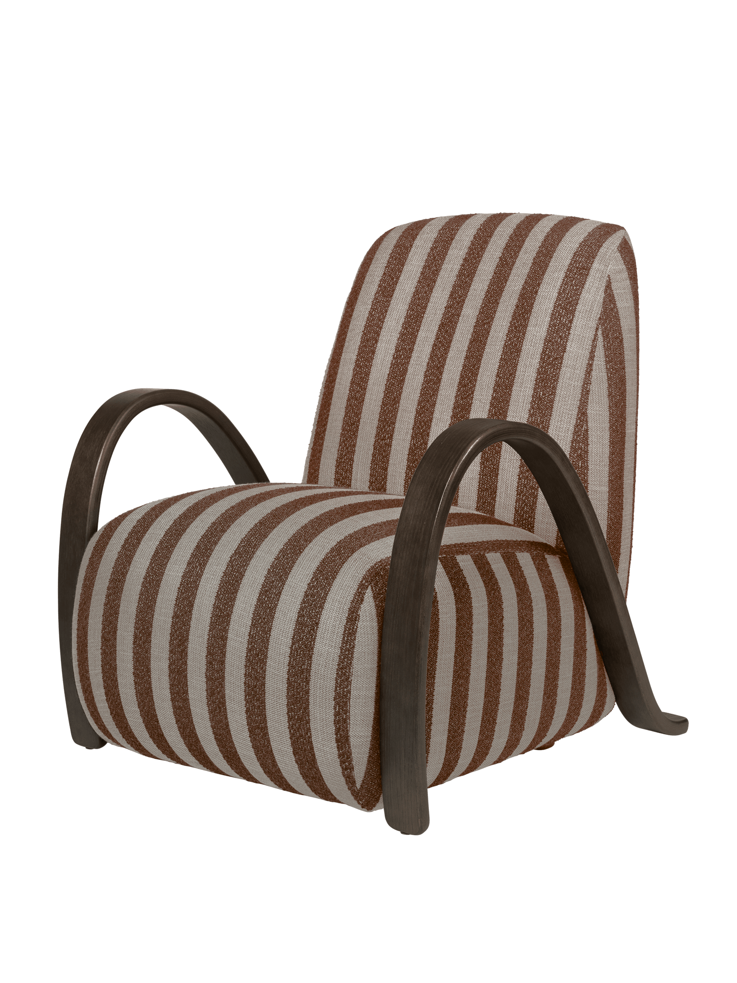 Buur Lounge Chair - Louisiana - Sand/Chocolate