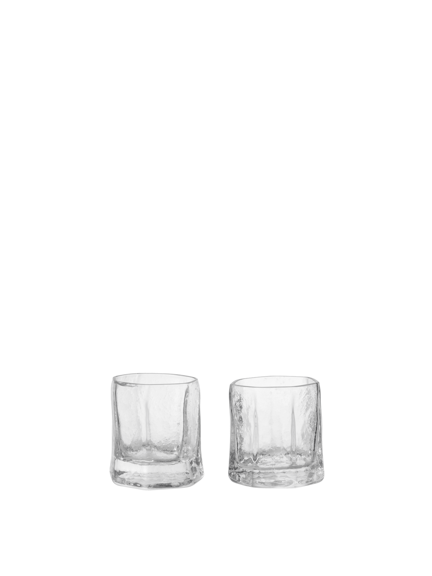 Kiru Small Glasses - Set of 2 - Clear