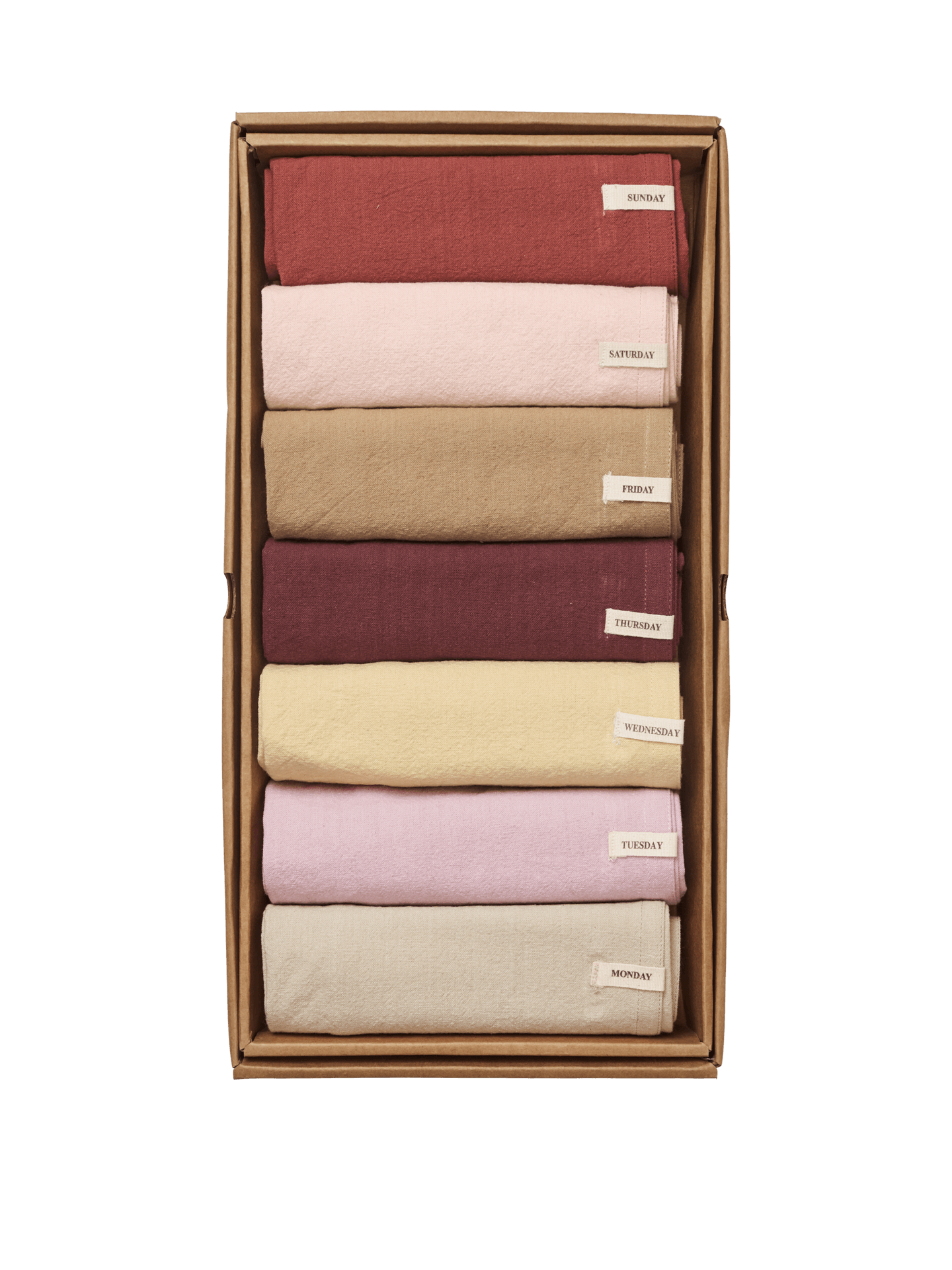 Day Tea Towel - Set of 7 - Vivid
