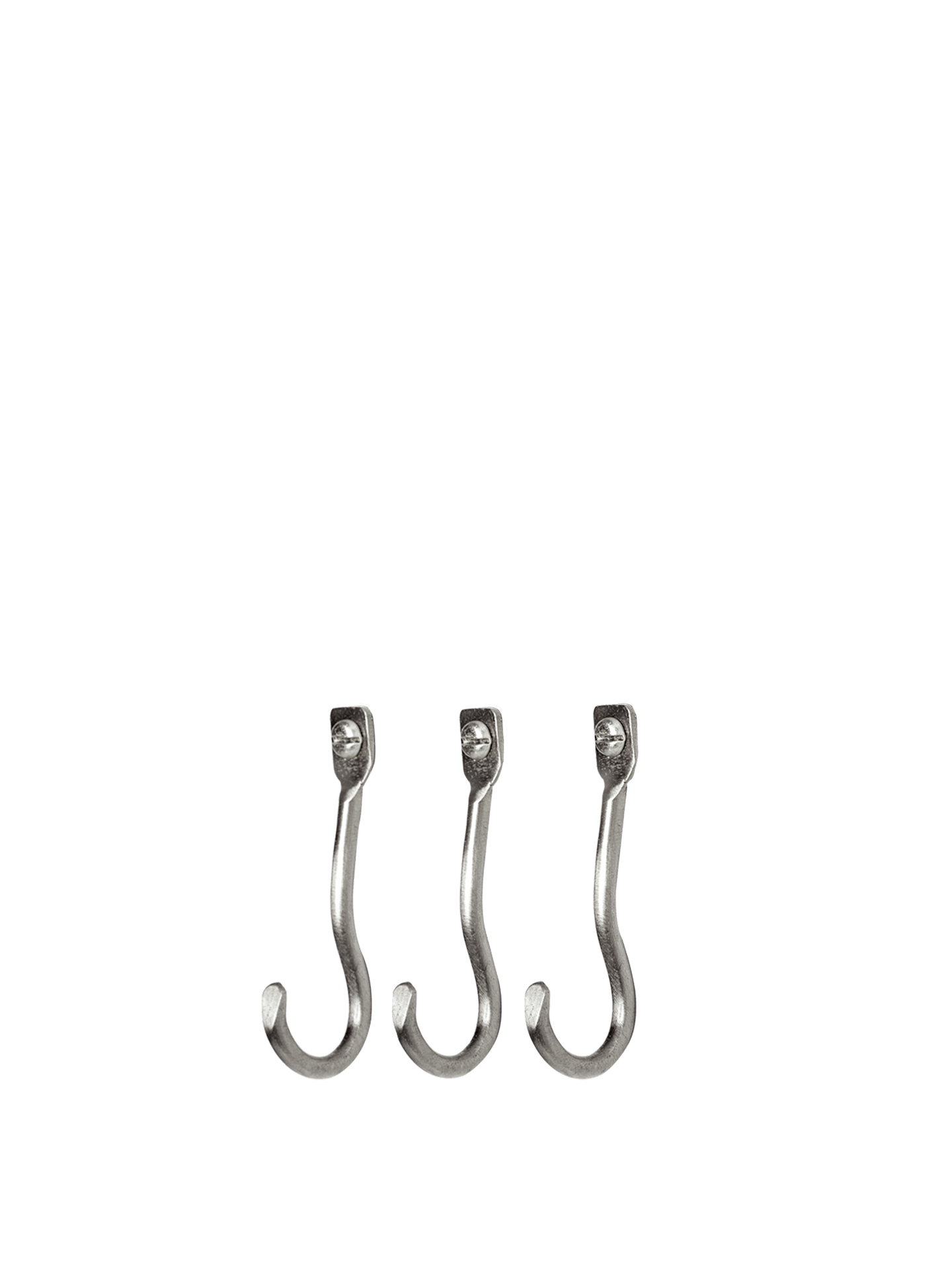 Curvature Hooks - Set of 3 - Stainless Steel