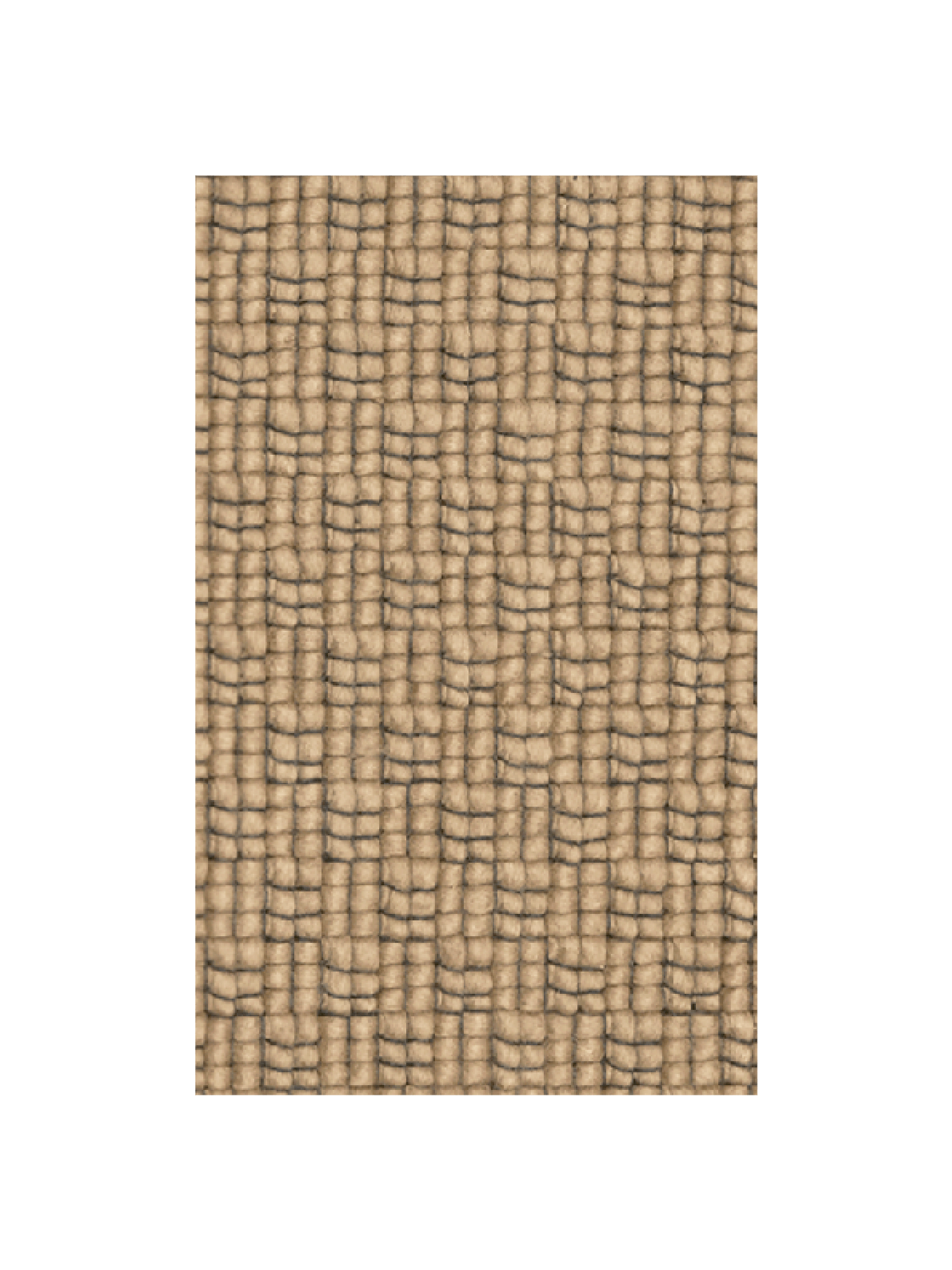 Rug Sample - Udo - Tan/Black