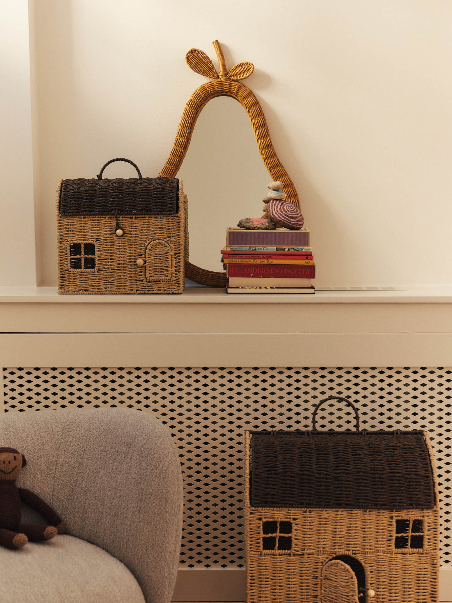 Pear Braided Mirror - Natural – Ferm Living