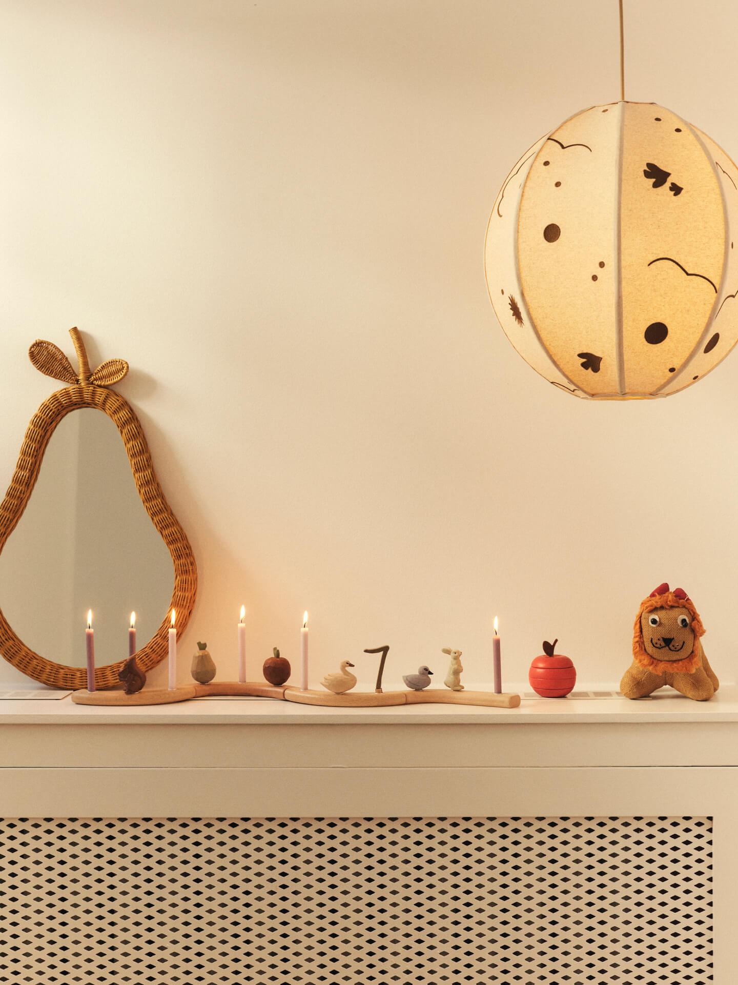 Pear Braided Mirror - Natural – Ferm Living