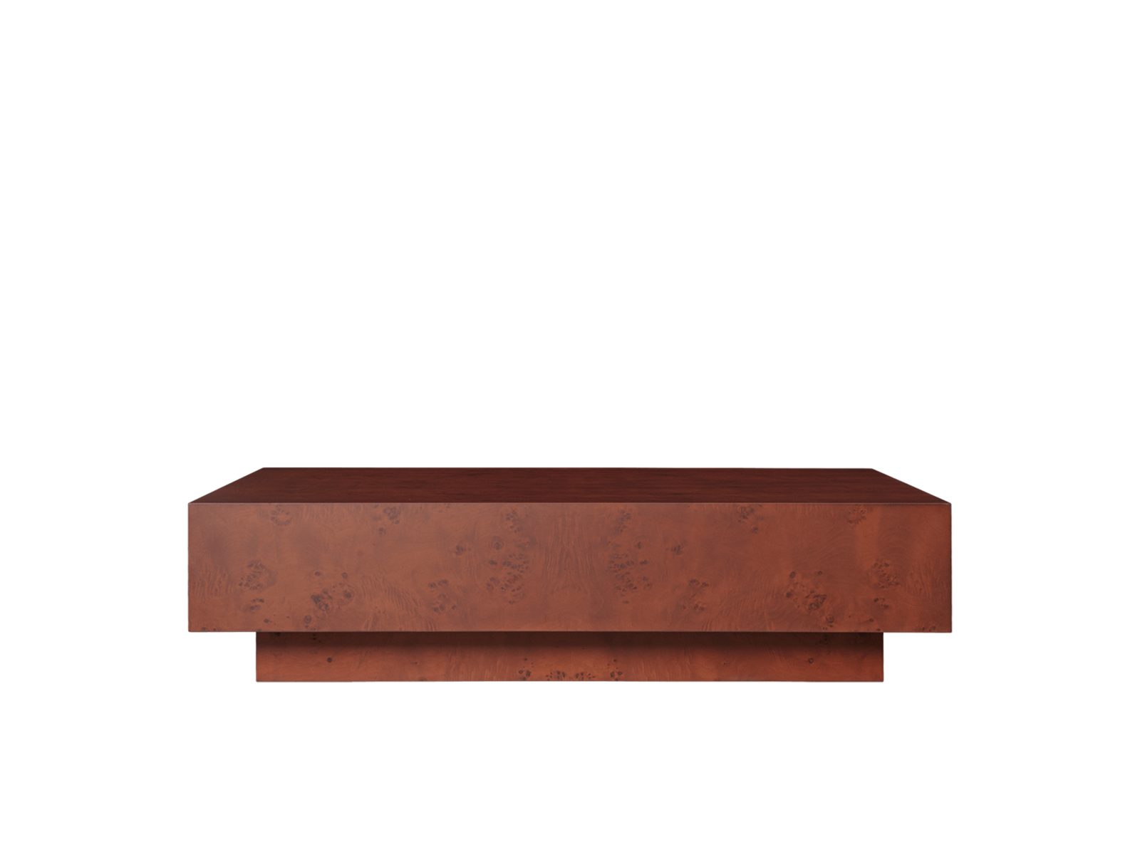 Burl Coffee Table - Dark Stained Burl