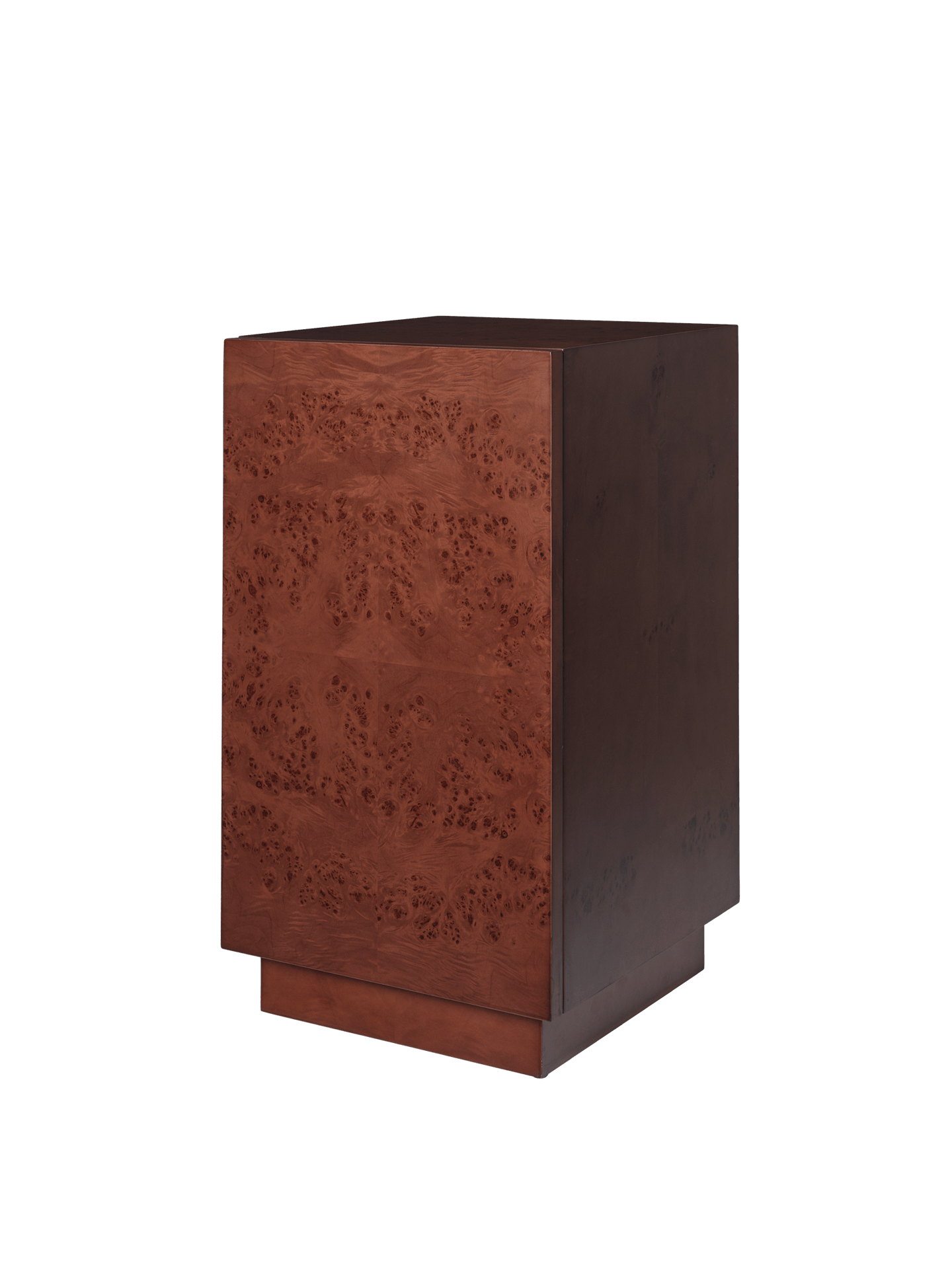 Burl Side Table - Dark Stained Burl