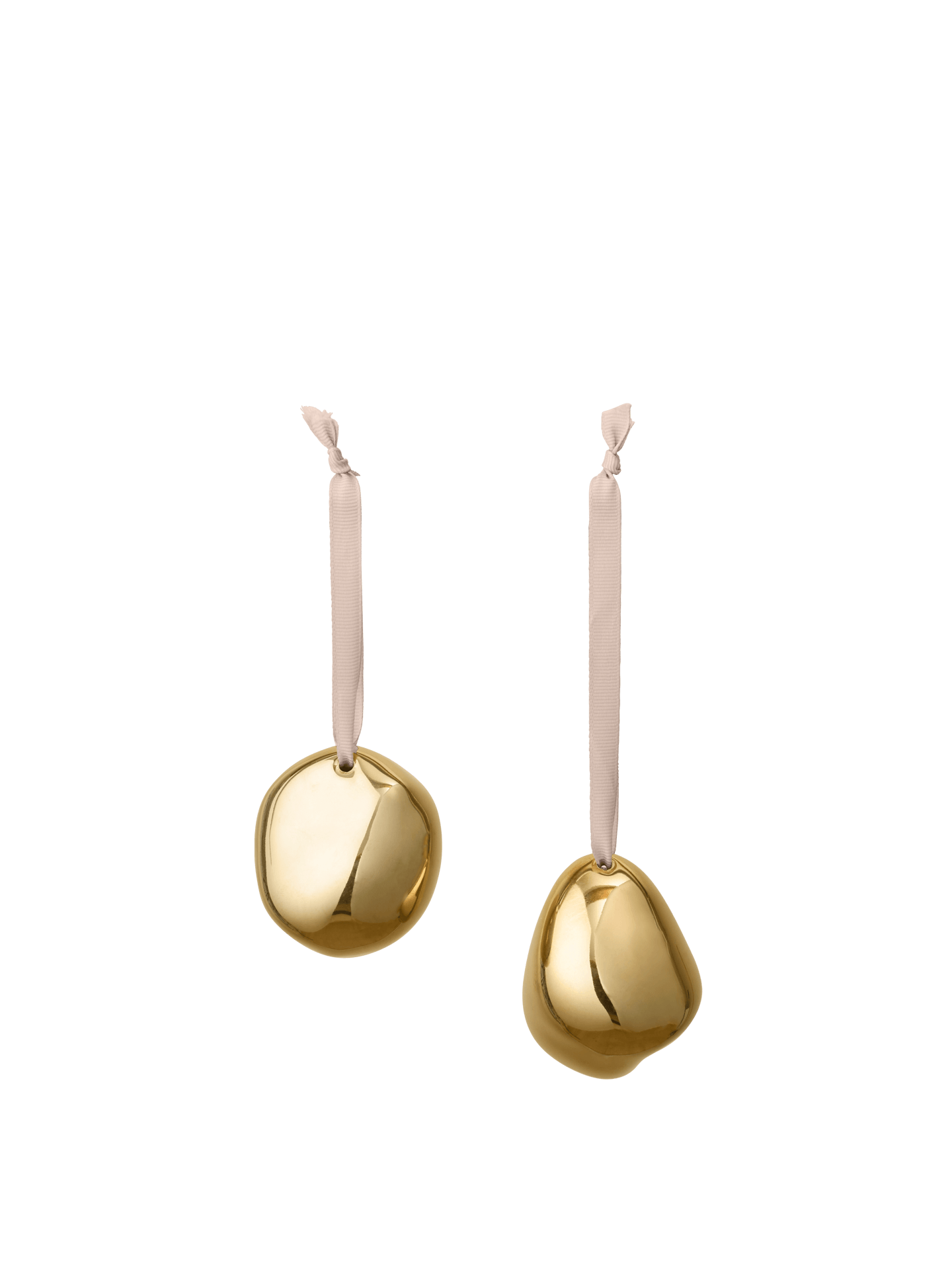 Bellure Baubles - Set of 2 - Brass Finish