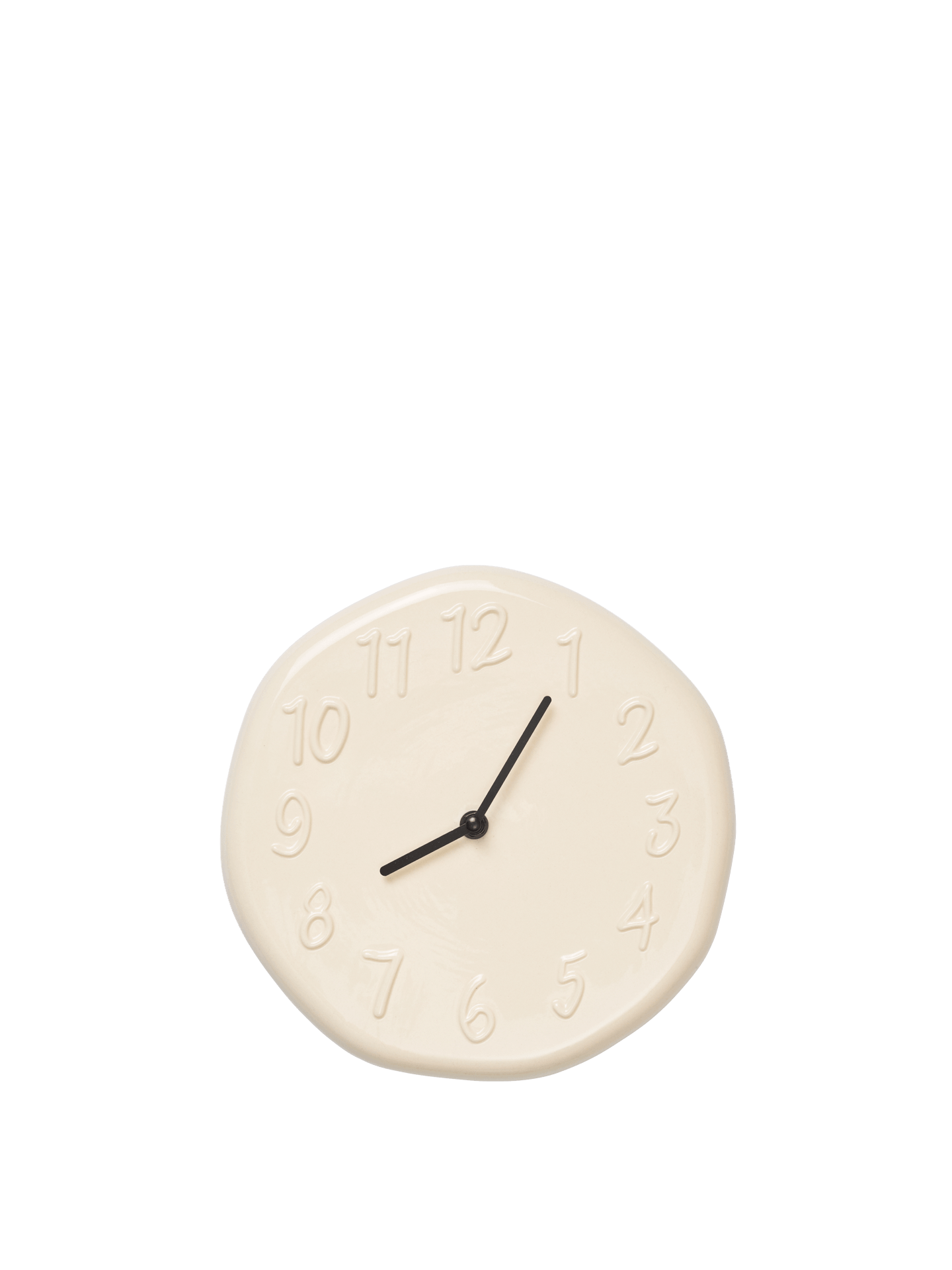 Loopi Wall Clock - Cream