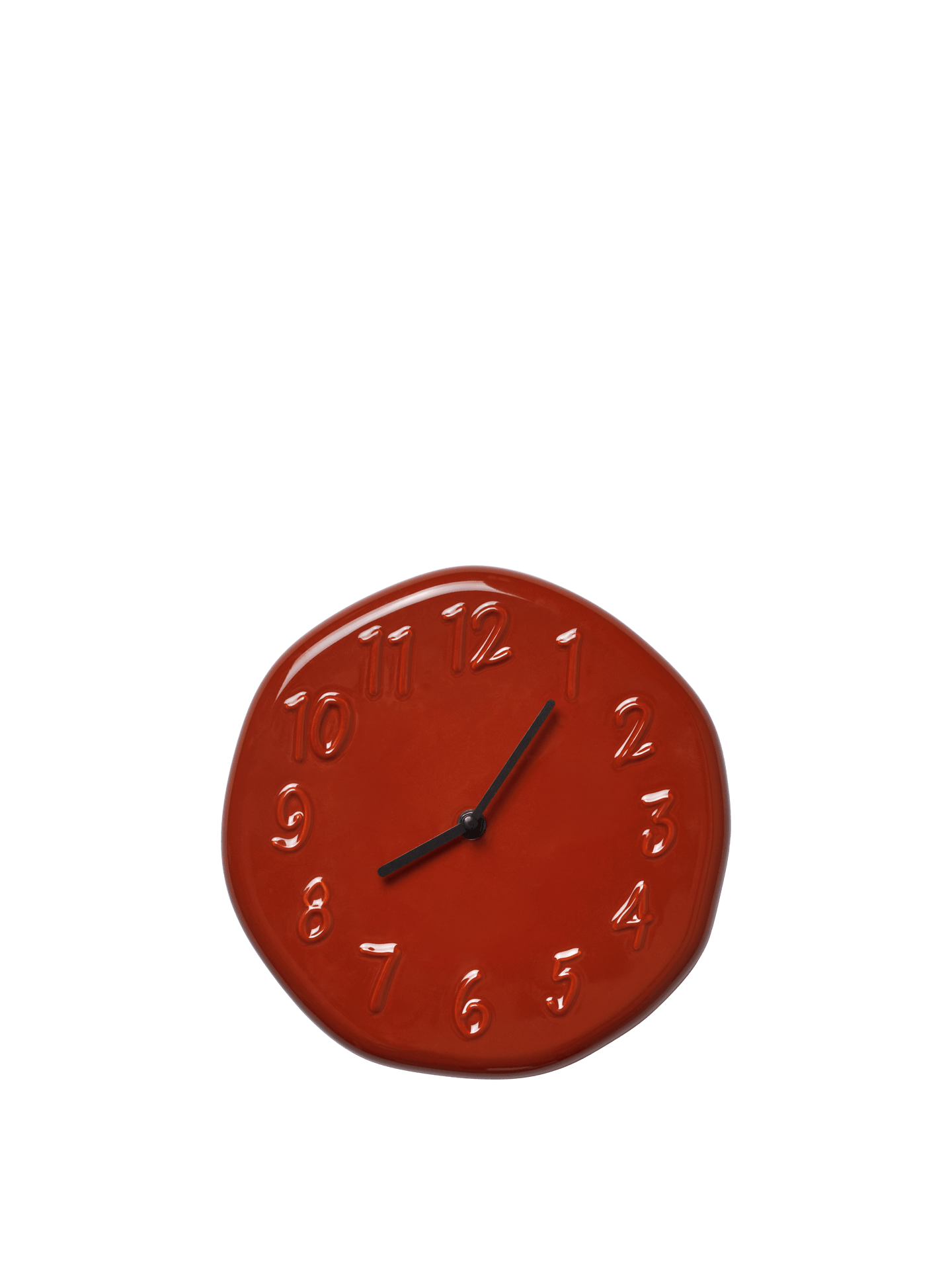 Loopi Wall Clock - Baked Clay