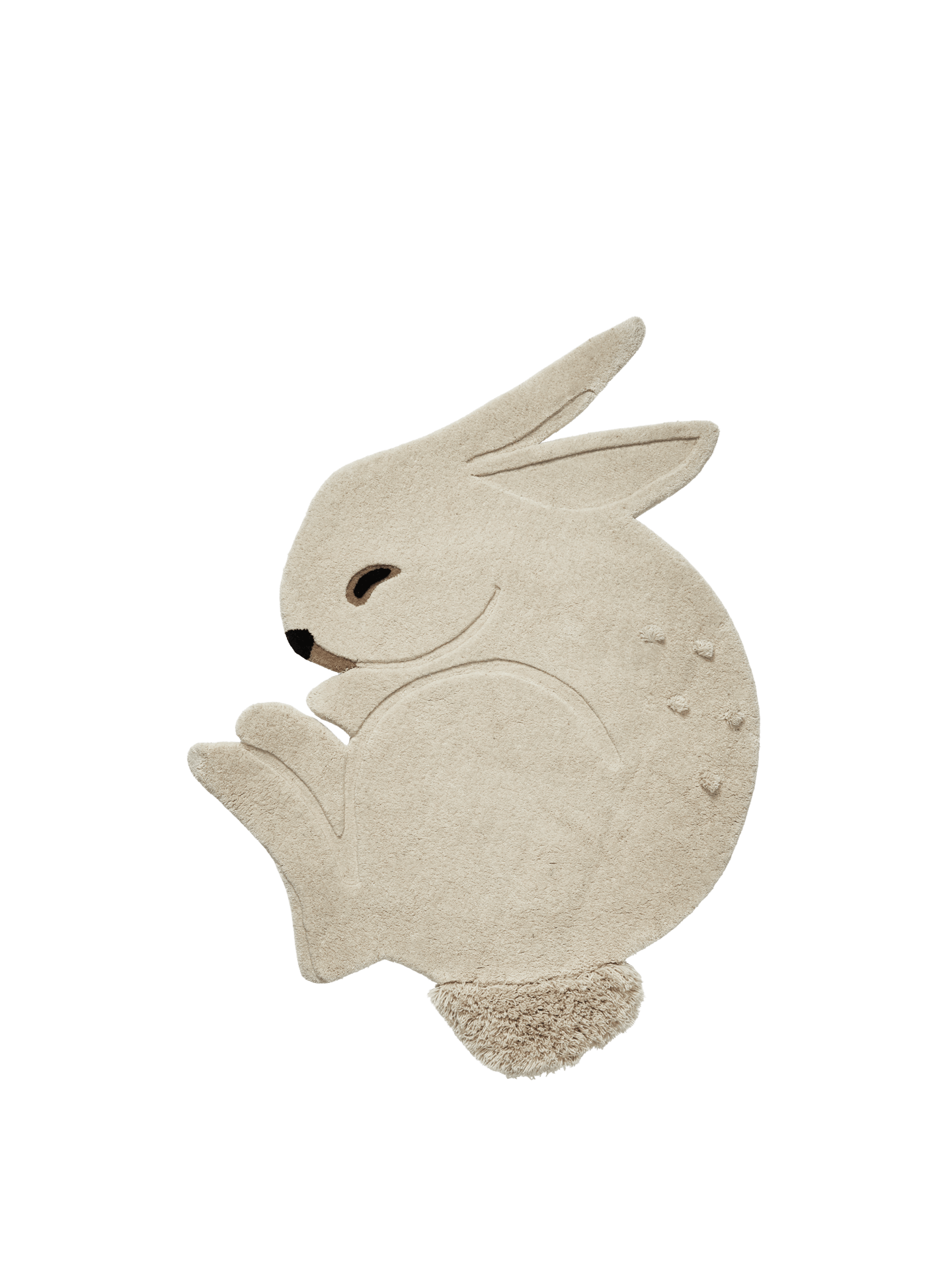 Rabbit Tufted Rug - Off-White