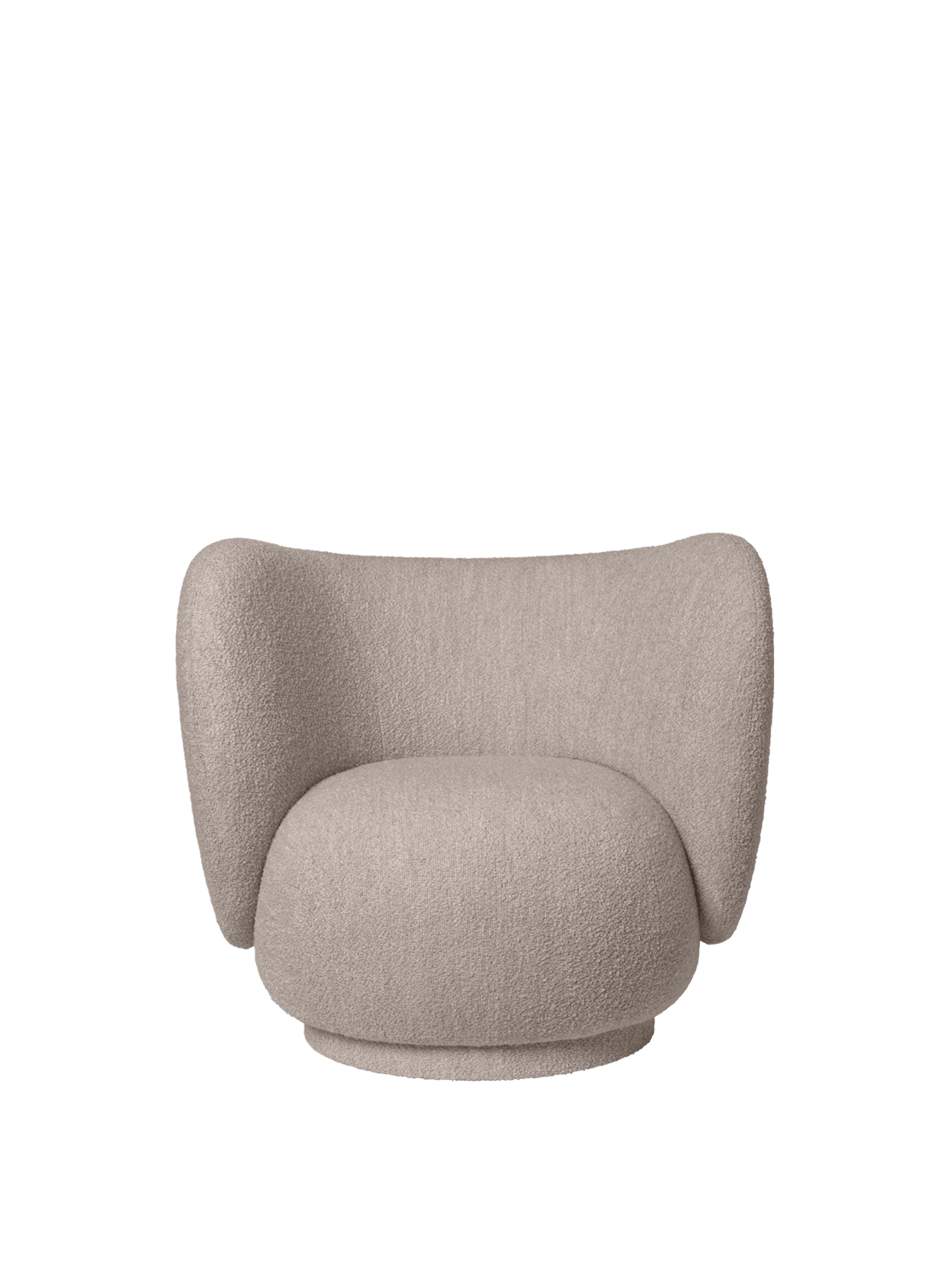 Rico Kids Lounge Chair - Soft Bouclé - Natural