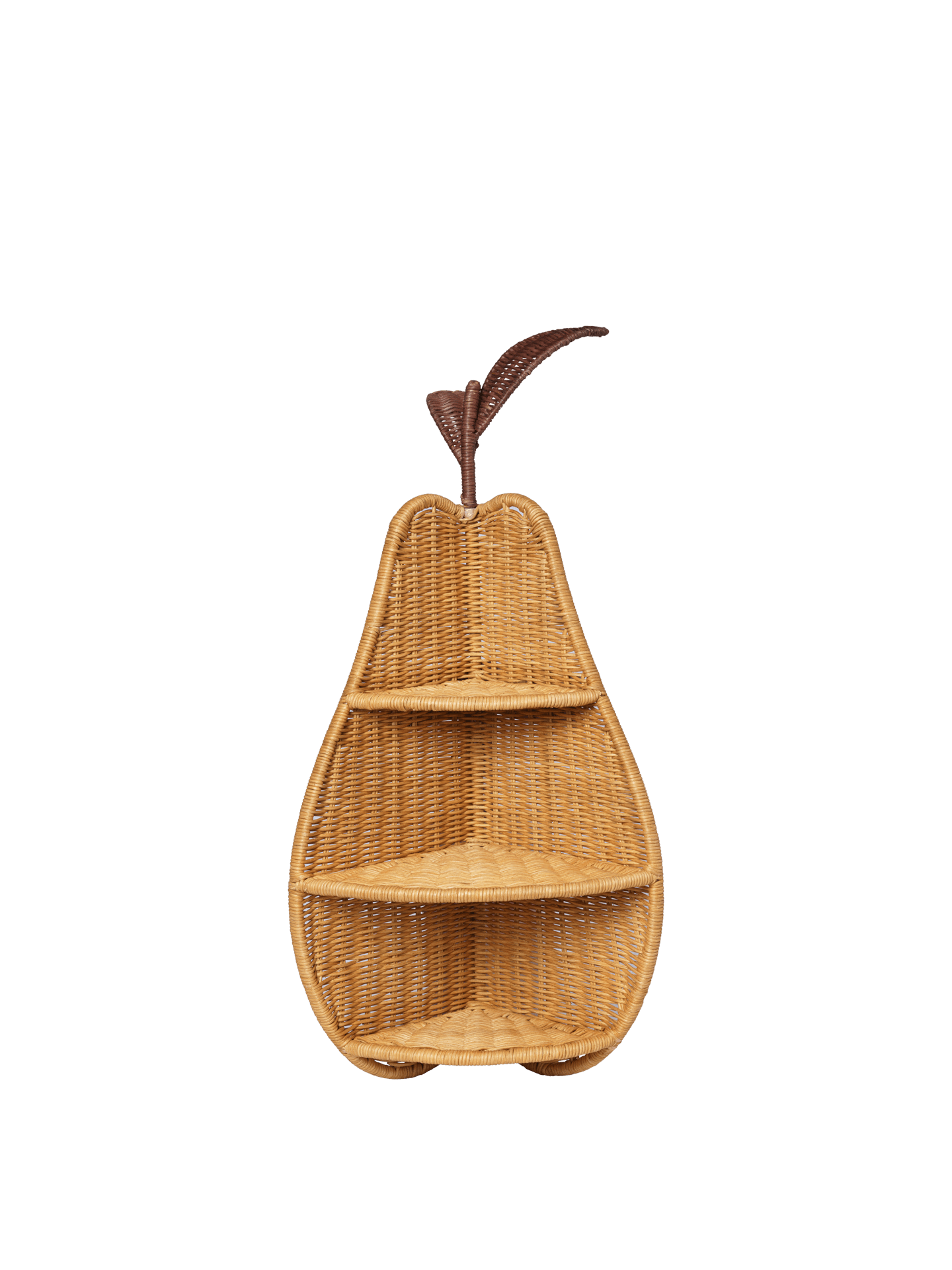 Pear Braided Corner Shelf - Natural