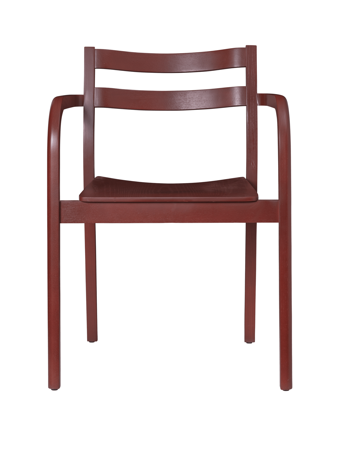 Boda Dining Chair with Arms - Red Brown
