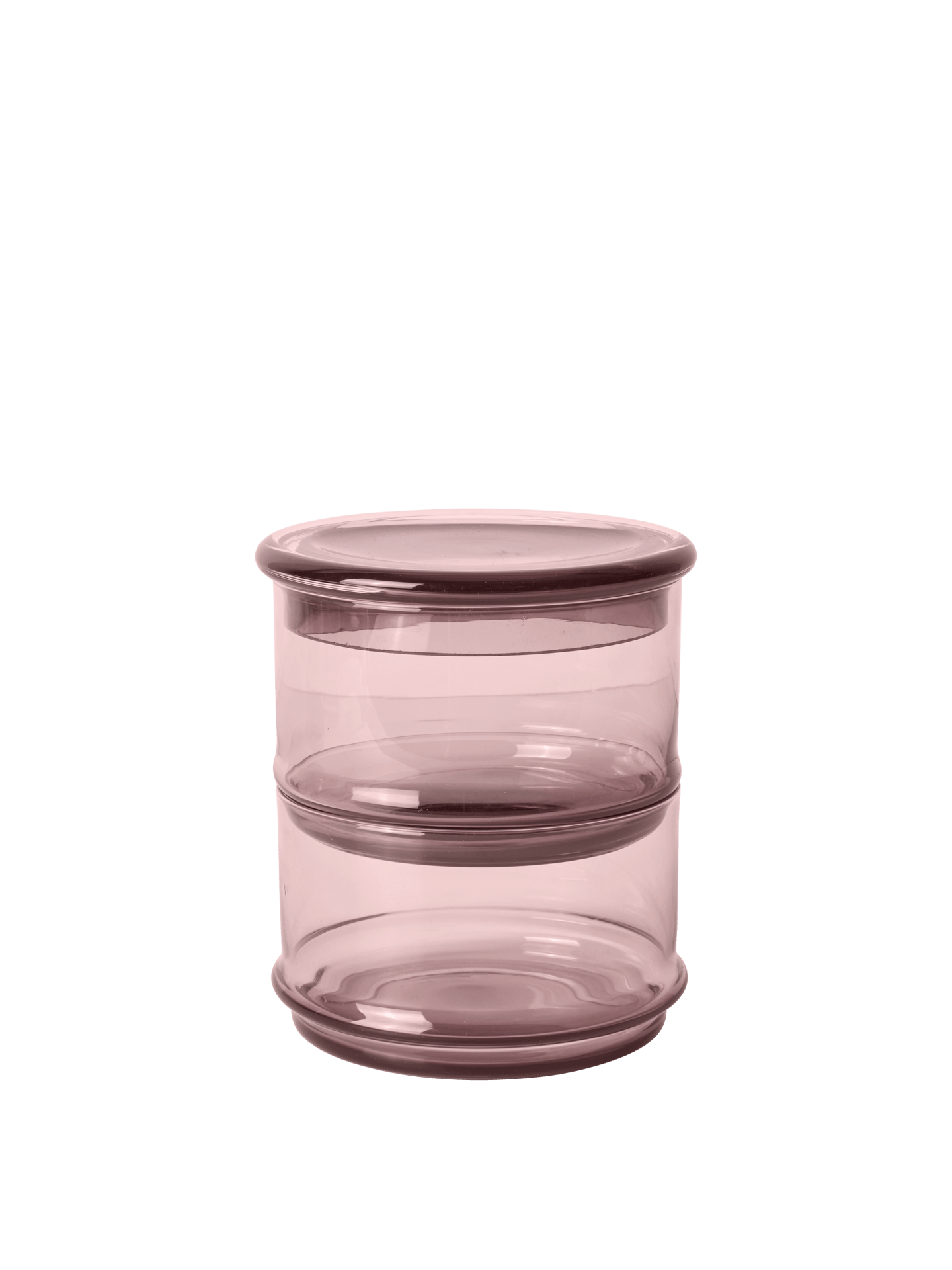 Boya Stackable Containers - Set of 2 - Mauve