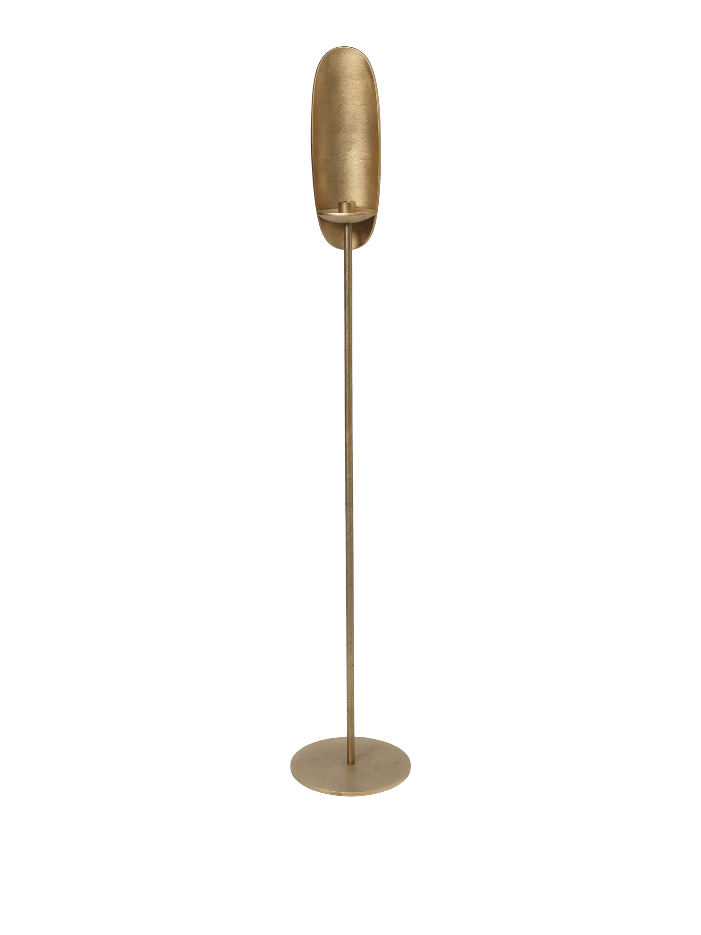 Agapé Floor Candle Holder - Brass Finish