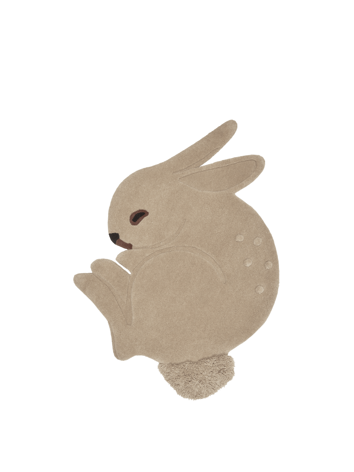 Rabbit Tufted Rug - Cashmere