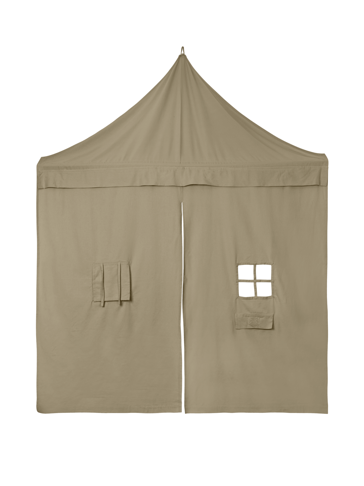 Settle Corner Curtain - Elm Green