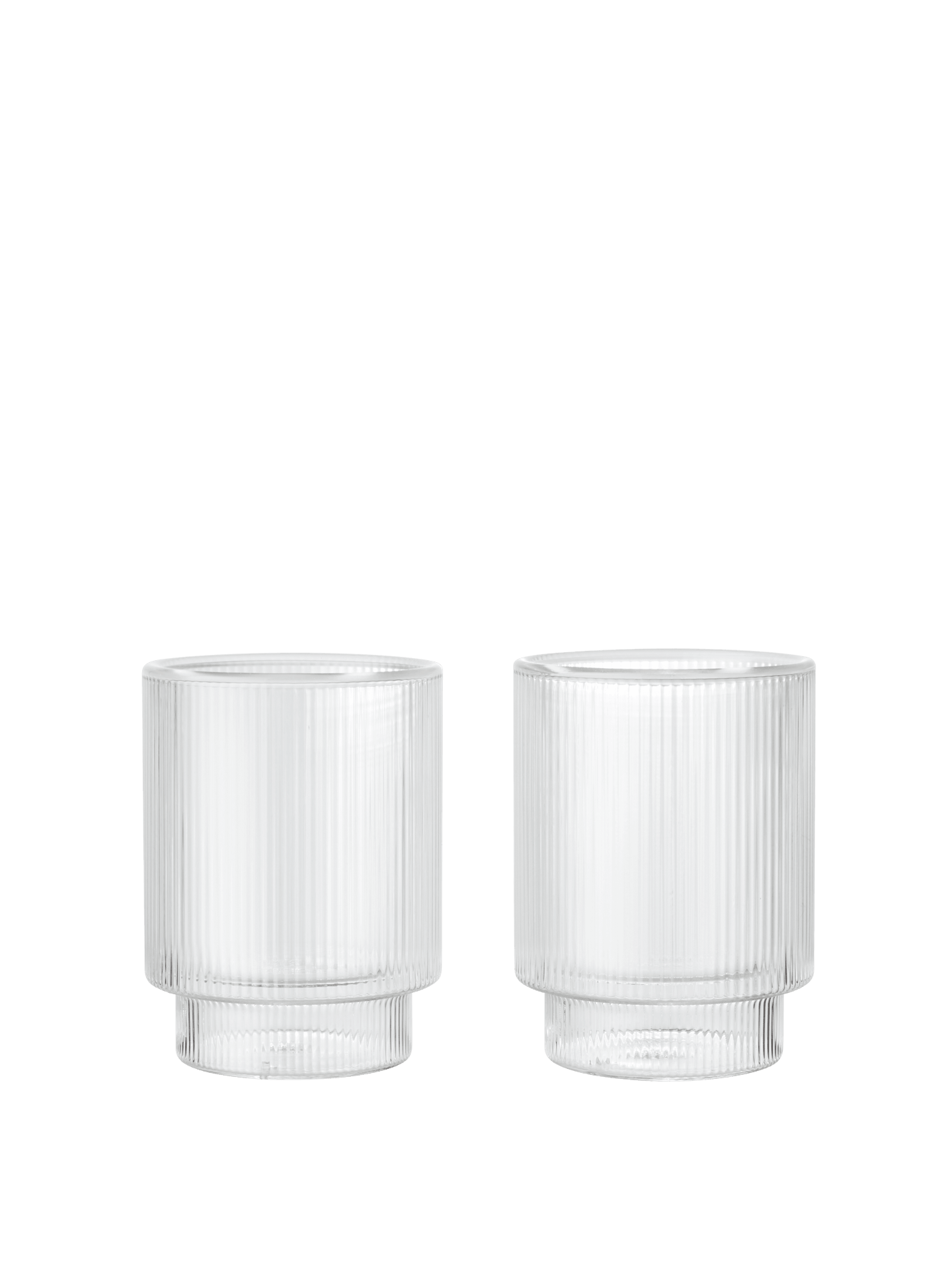 Ripple Thermal Glasses - Set of 2 - Clear