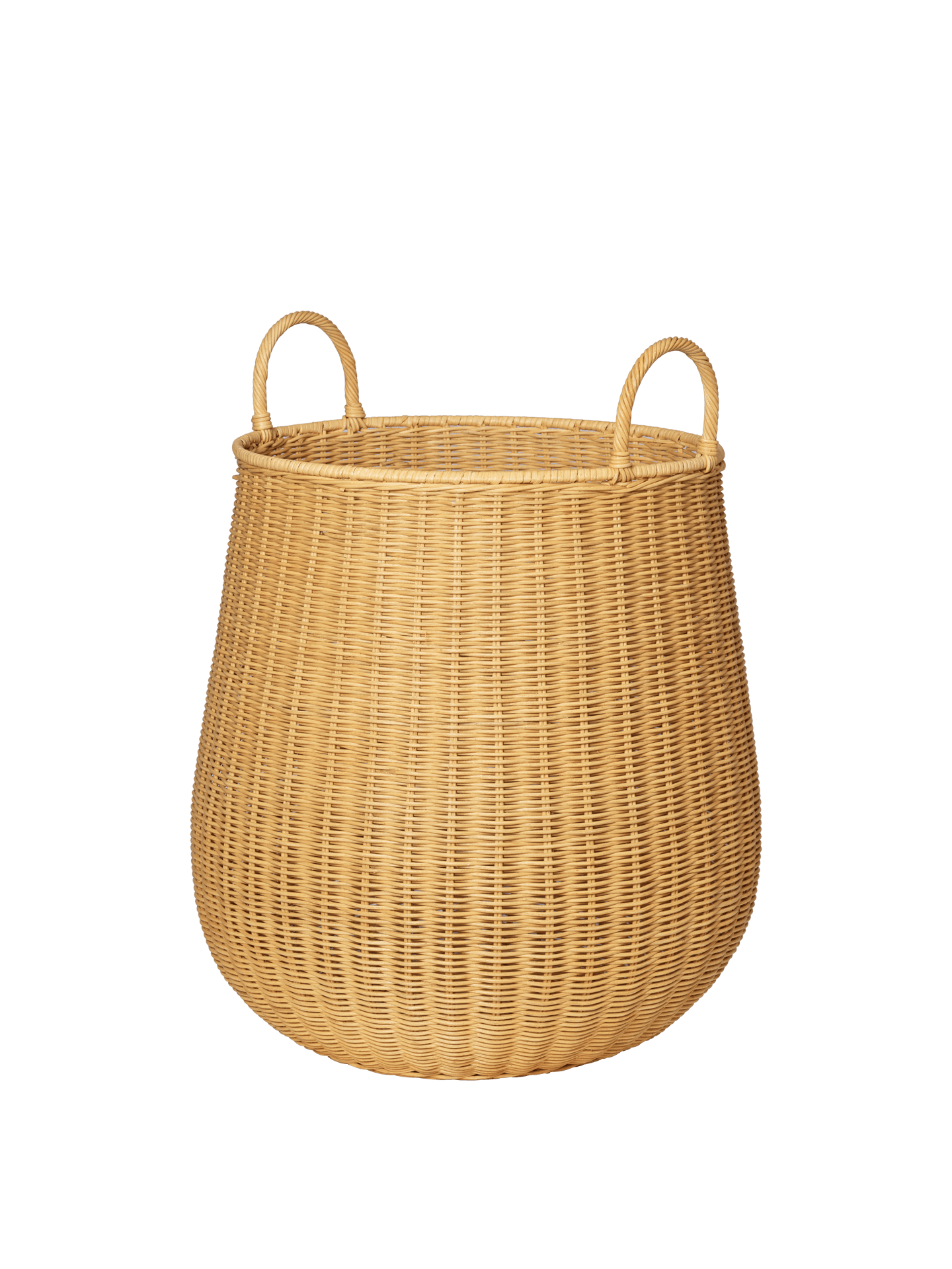 Braided Laundry Basket - Medium - Natural