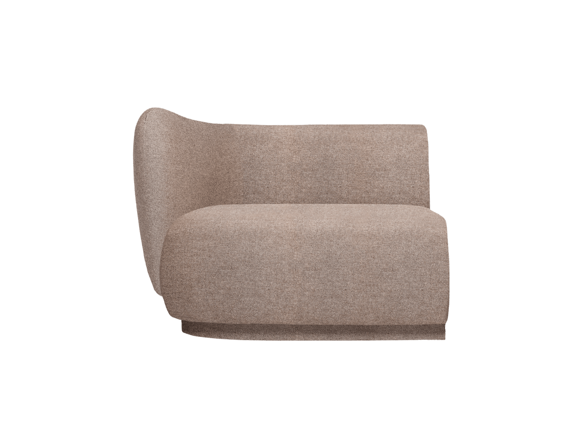 Rico Sofa Armrest Left - Main Line Flax - Coffee