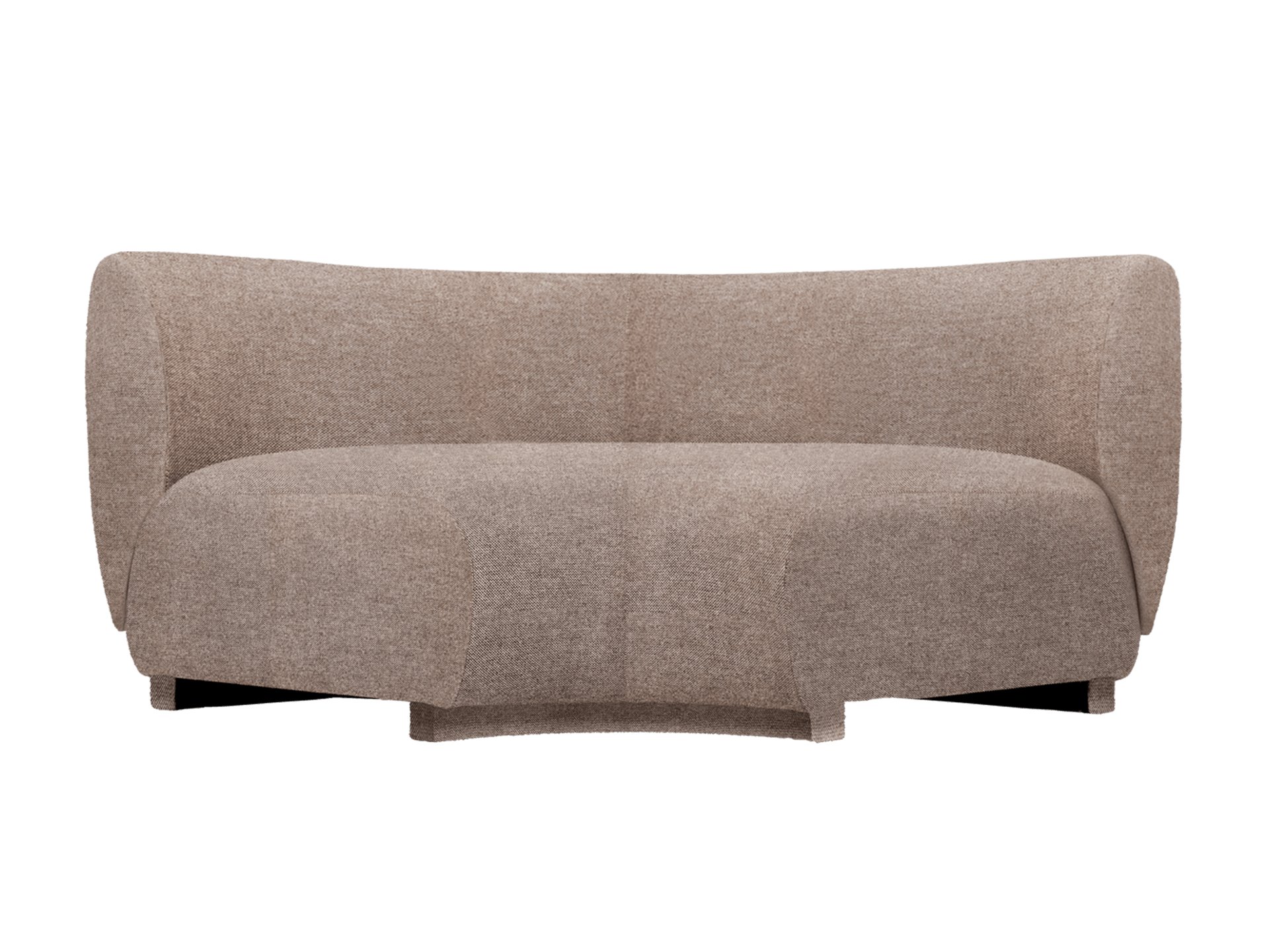 Rico Sofa Corner - Wide - Main Line Flax - Coffee