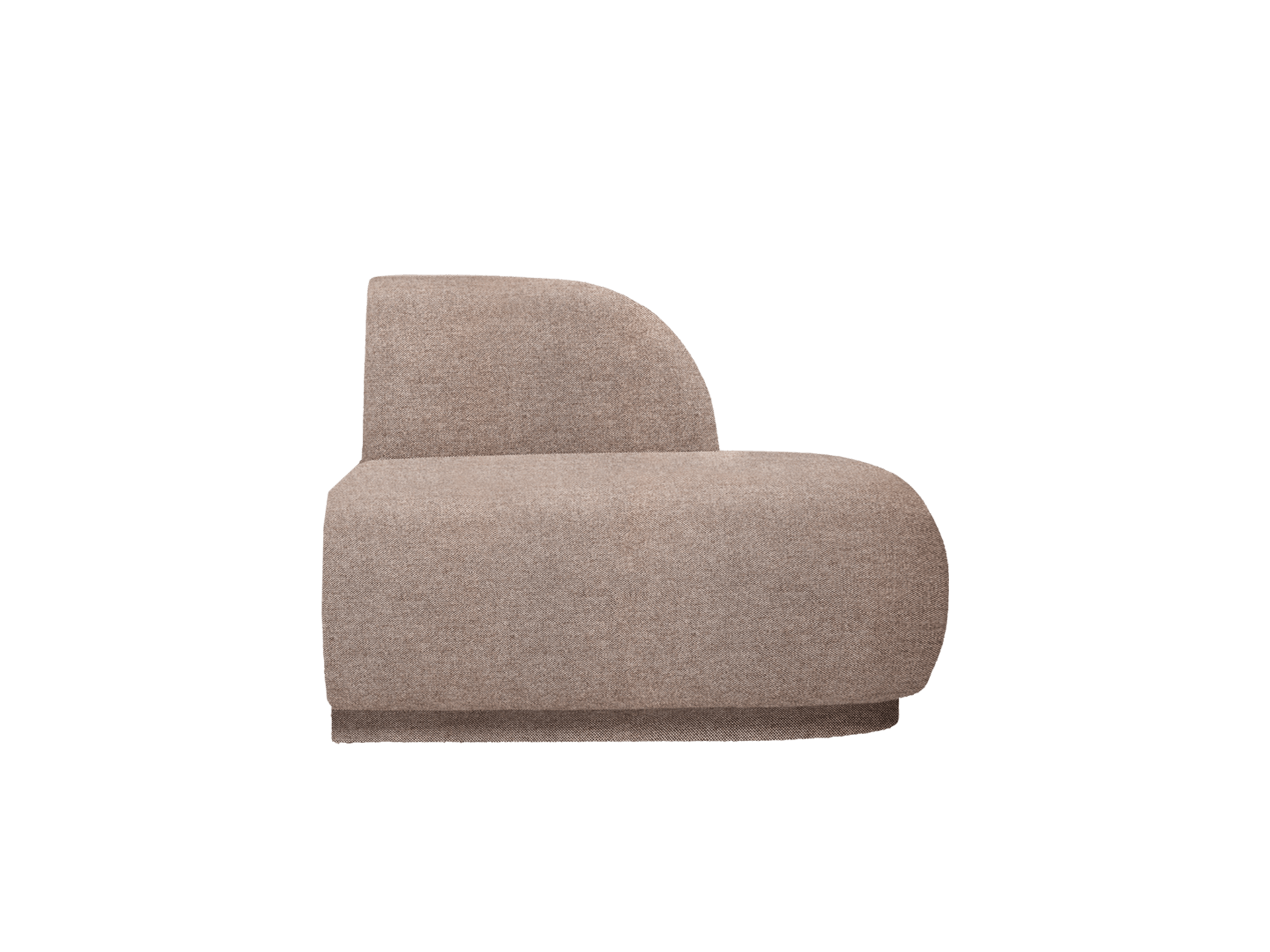 Rico Sofa Open End Right - Main Line Flax - Coffee