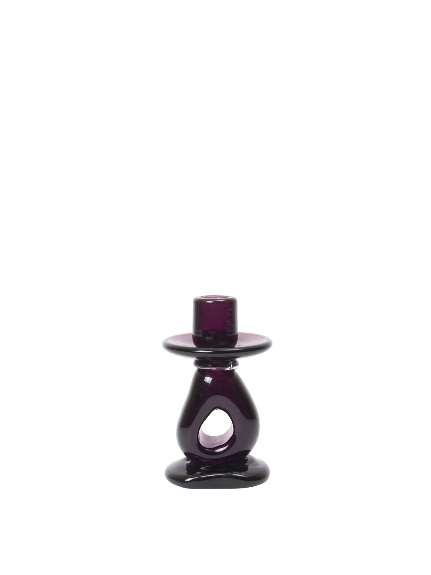 Damo Candle Holder - Dark Grape