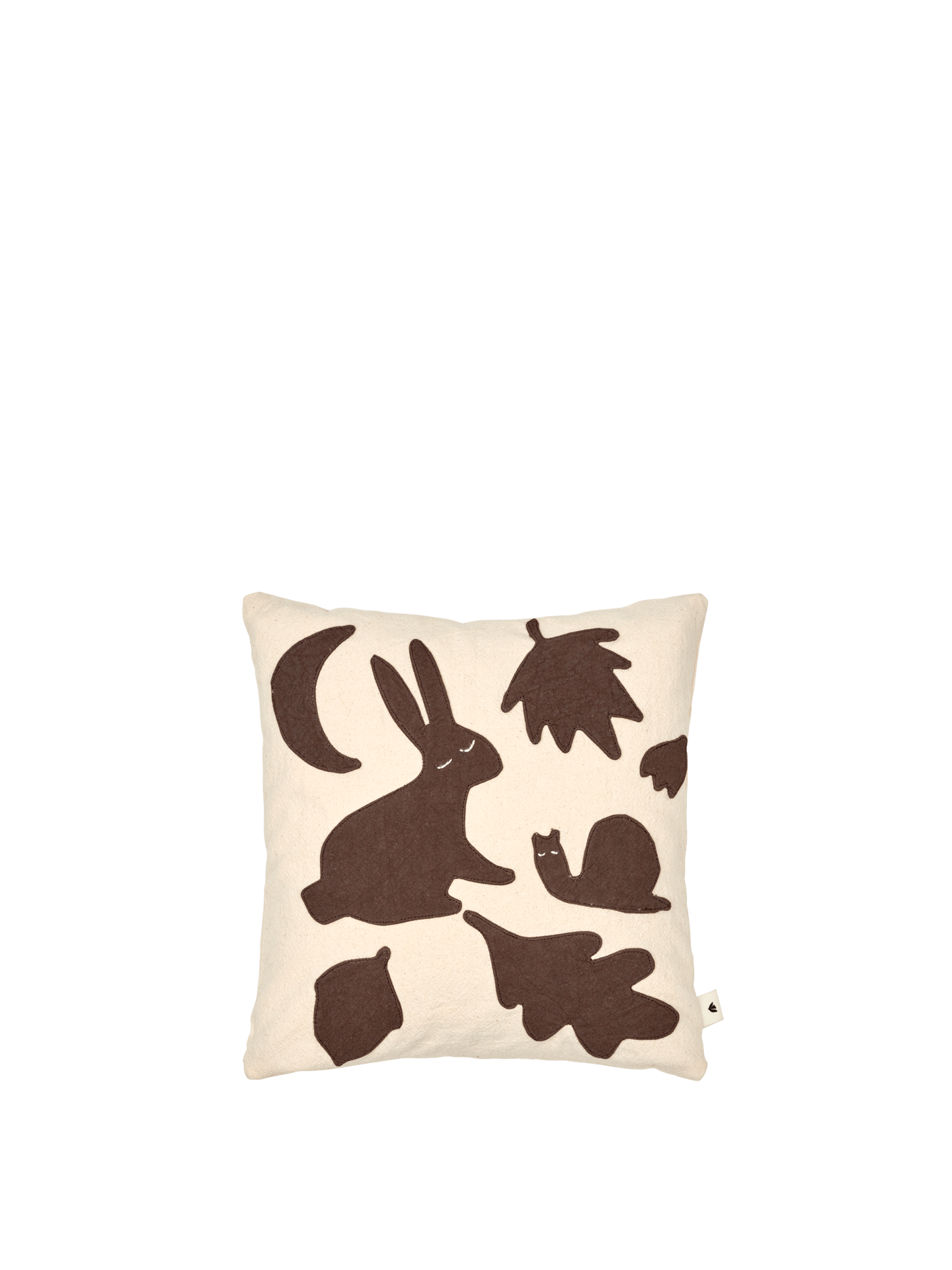 Lunden Cushion - Off-White/Dark Chocolate