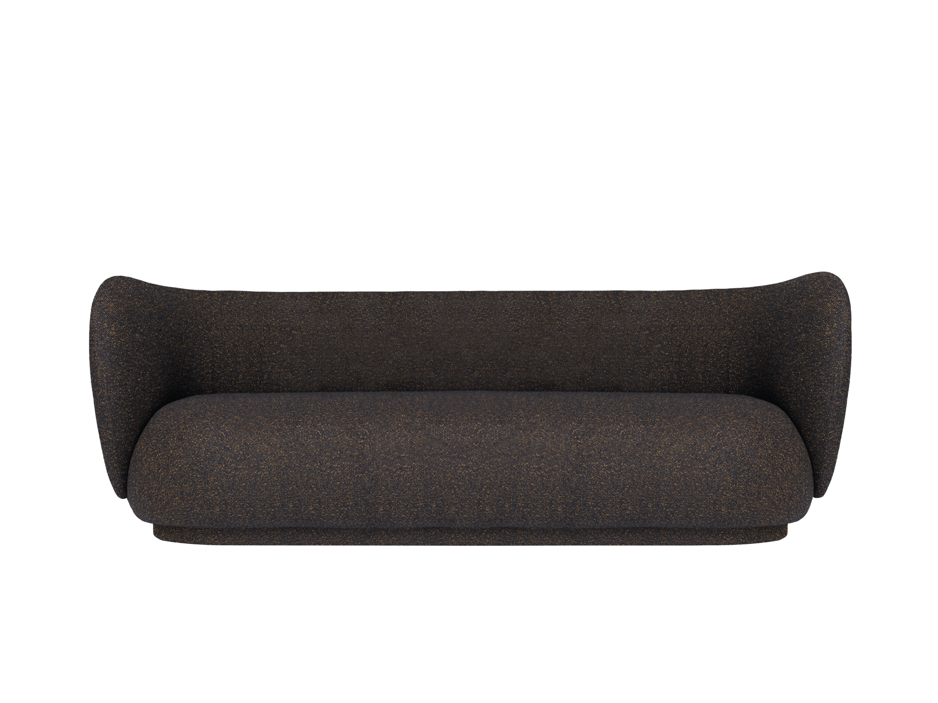 Rico Sofa 3-Seater - Vanir - Black/Honey