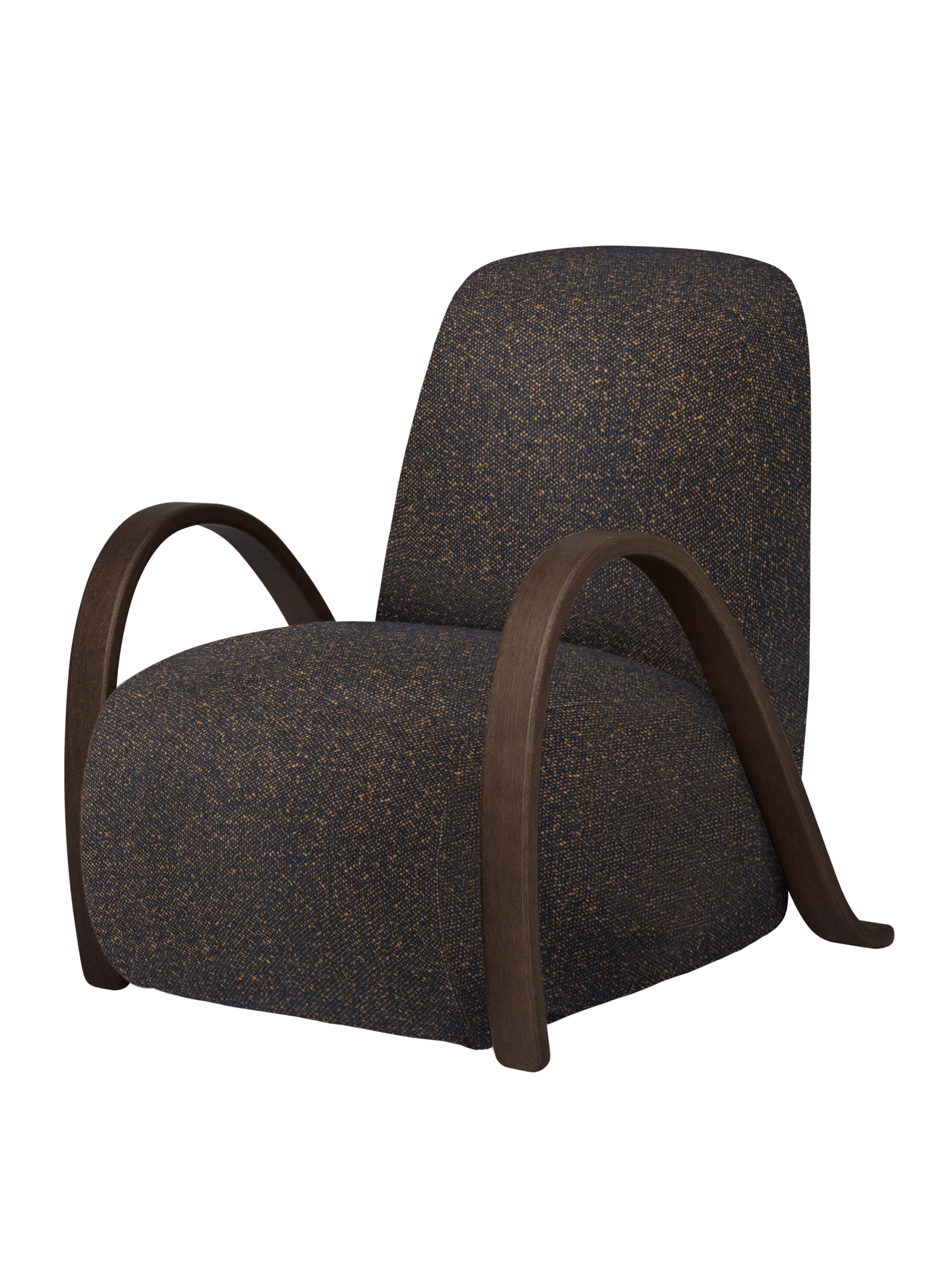 Buur Lounge Chair - Vanir - Black/Honey