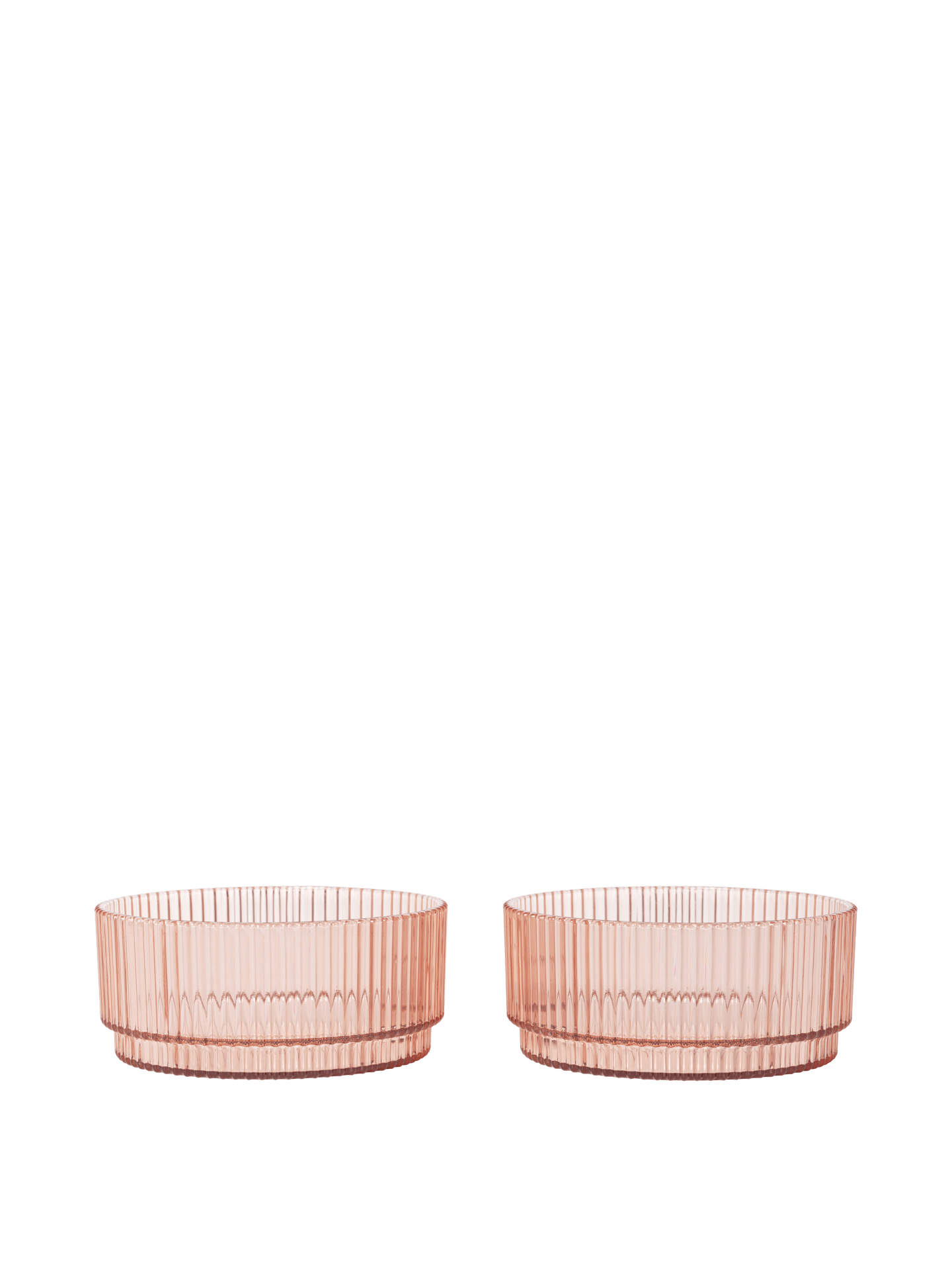 Ripple Kids Bowls - Set of 2 - Blush