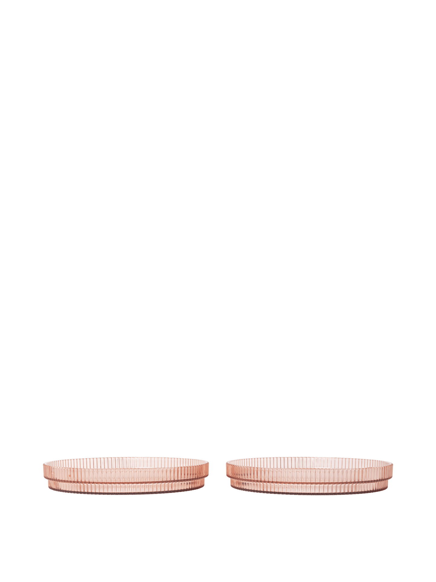 Ripple Kids Plates - Set of 2 - Blush