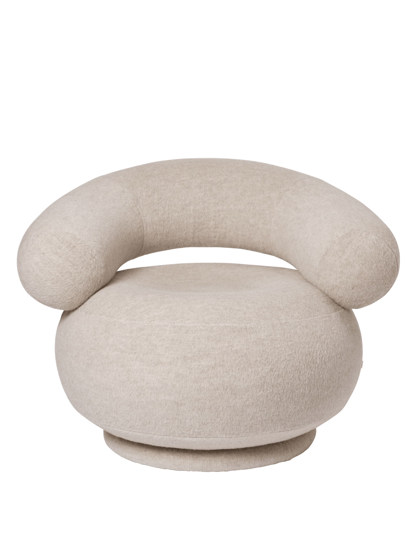 Orbo Lounge Chair - Soft Alpaca - Natural