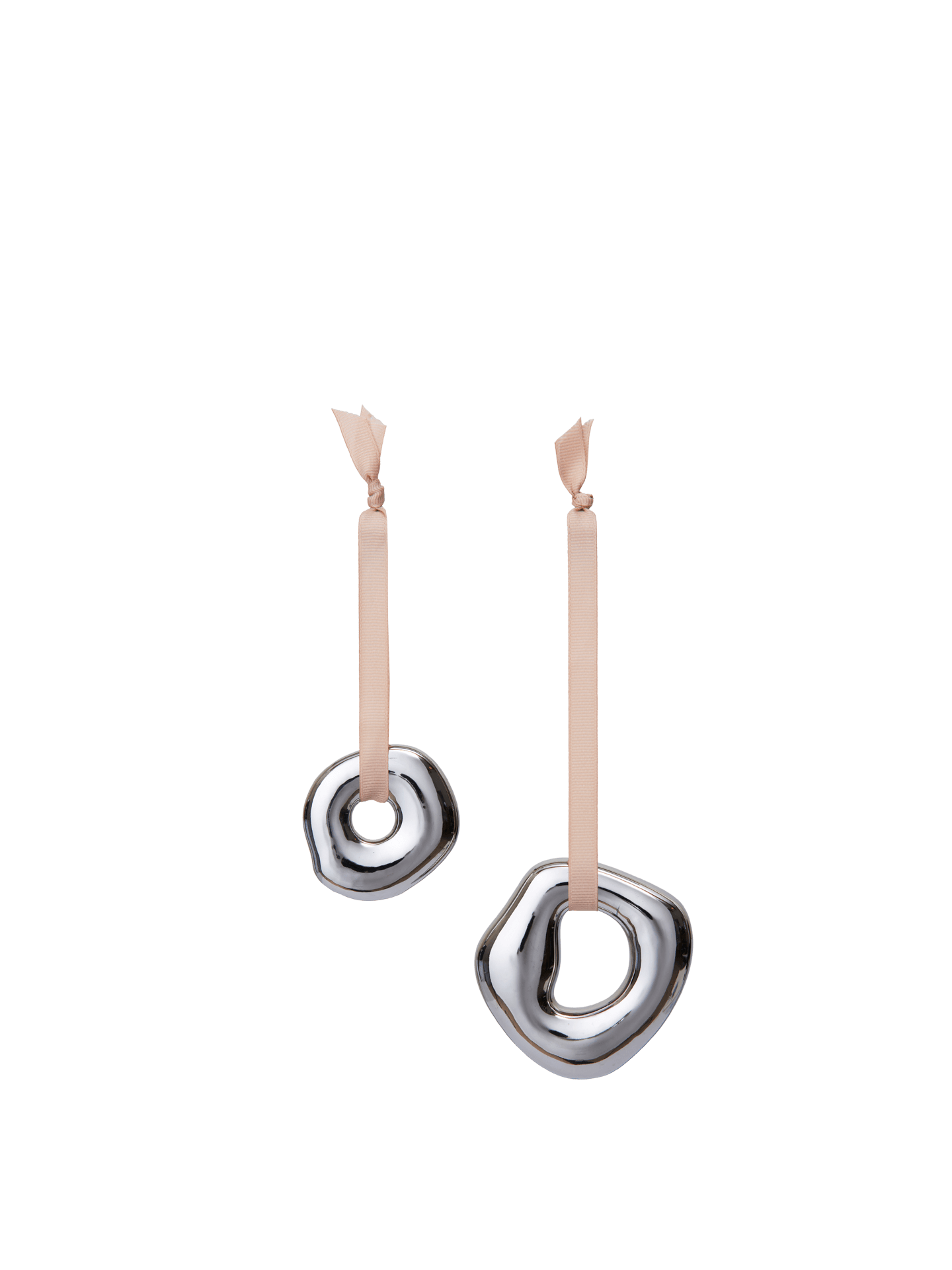 Orrith Ornaments - Set of 2 - Silver