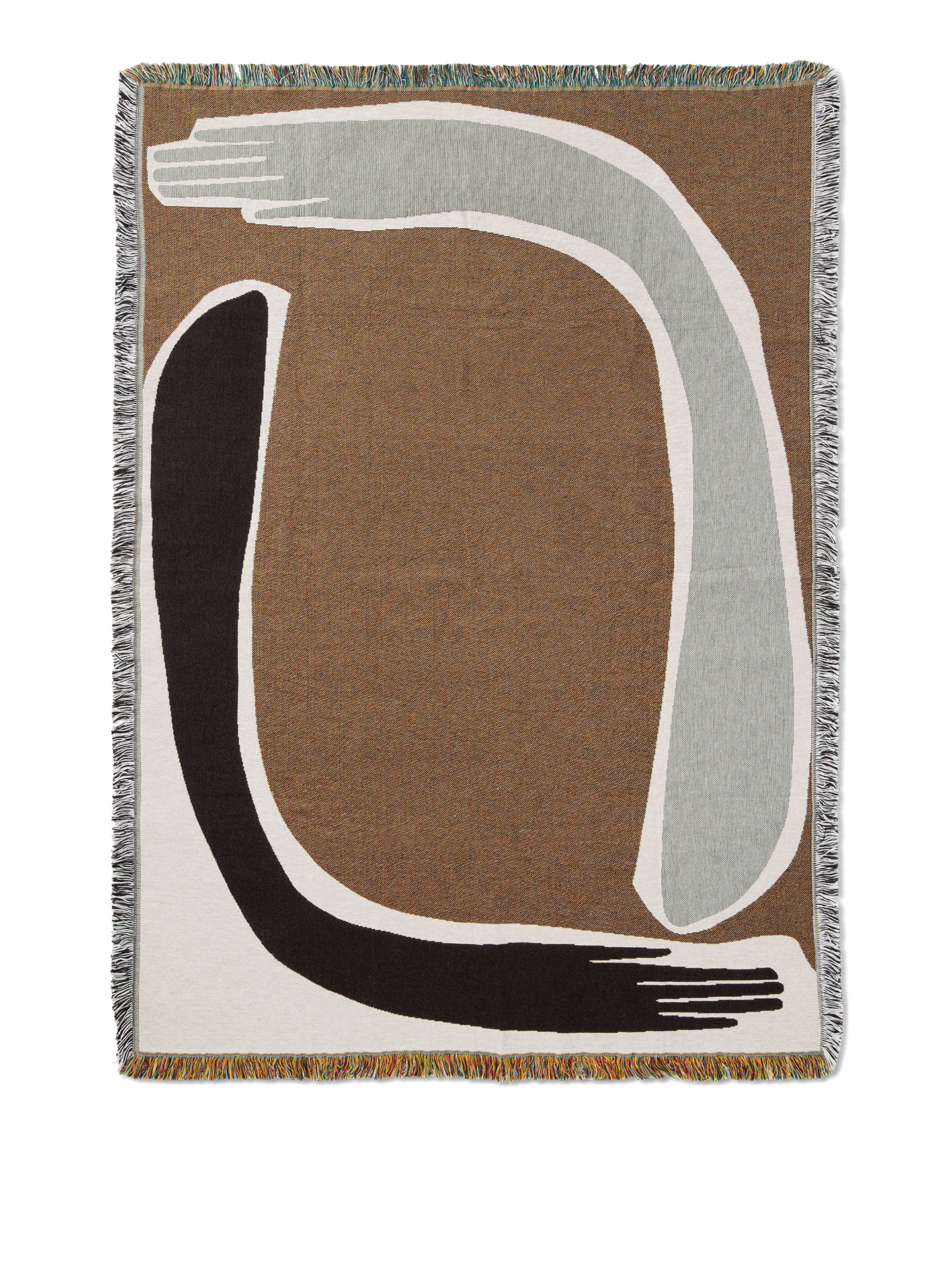 Pose Tapestry Blanket - Coffee