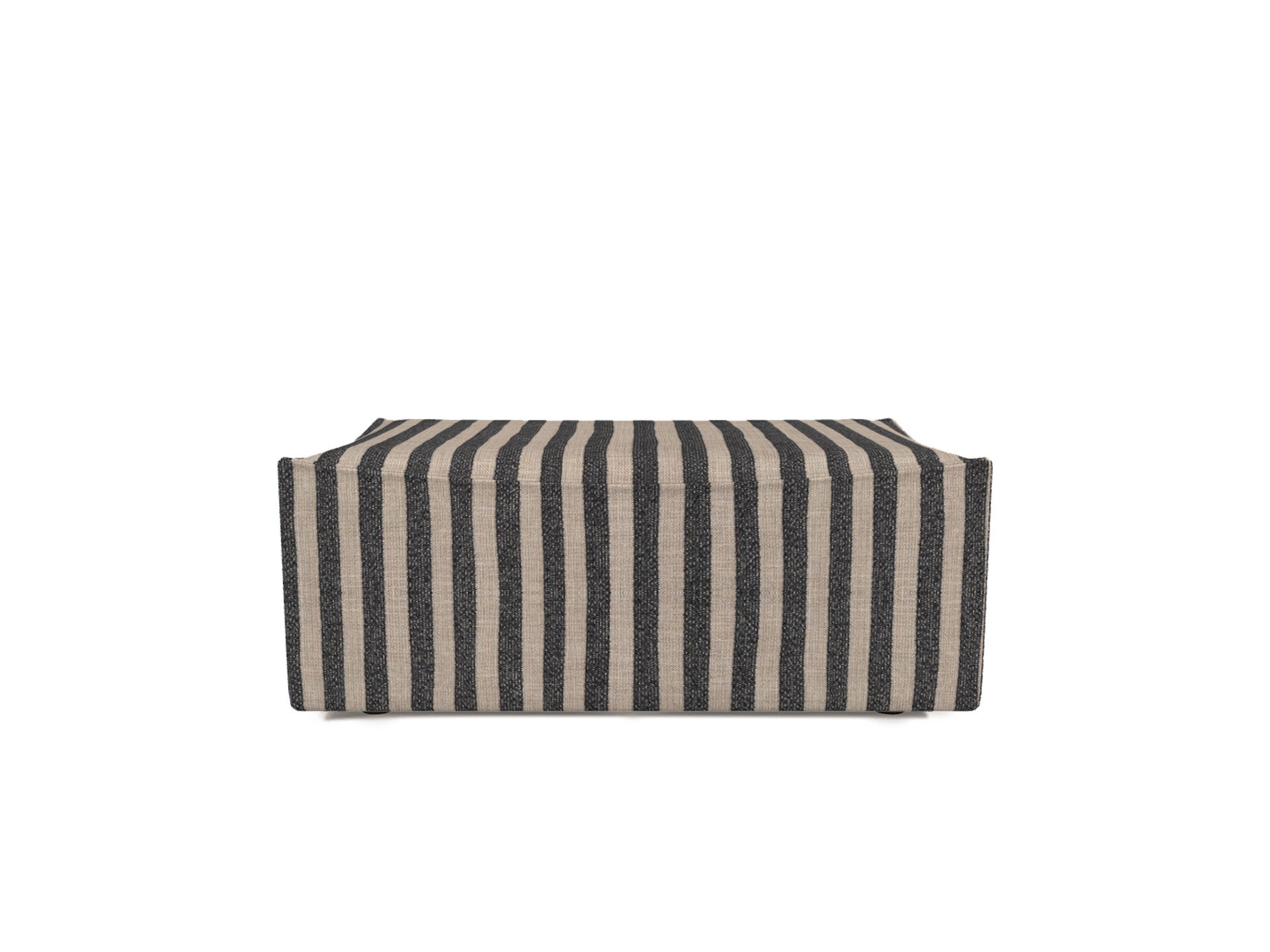 Catena Pouf Rectangular L501 - Louisiana - Sand/Black